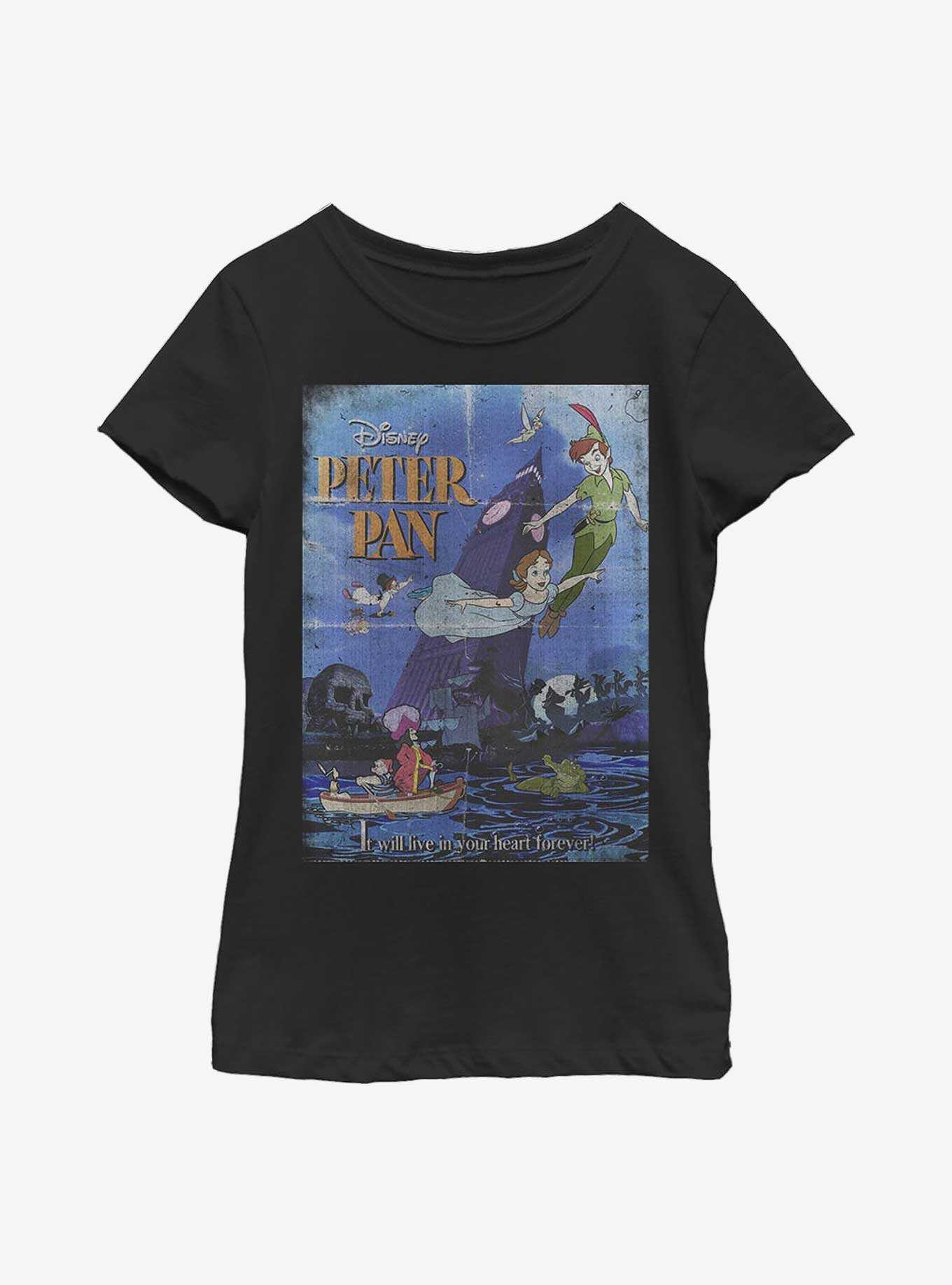 Disney Peter Pan Pan Poster Youth Girls T-Shirt, , hi-res
