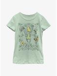 Disney Peter Pan Tinker Bell Youth Girls T-Shirt, MINT, hi-res