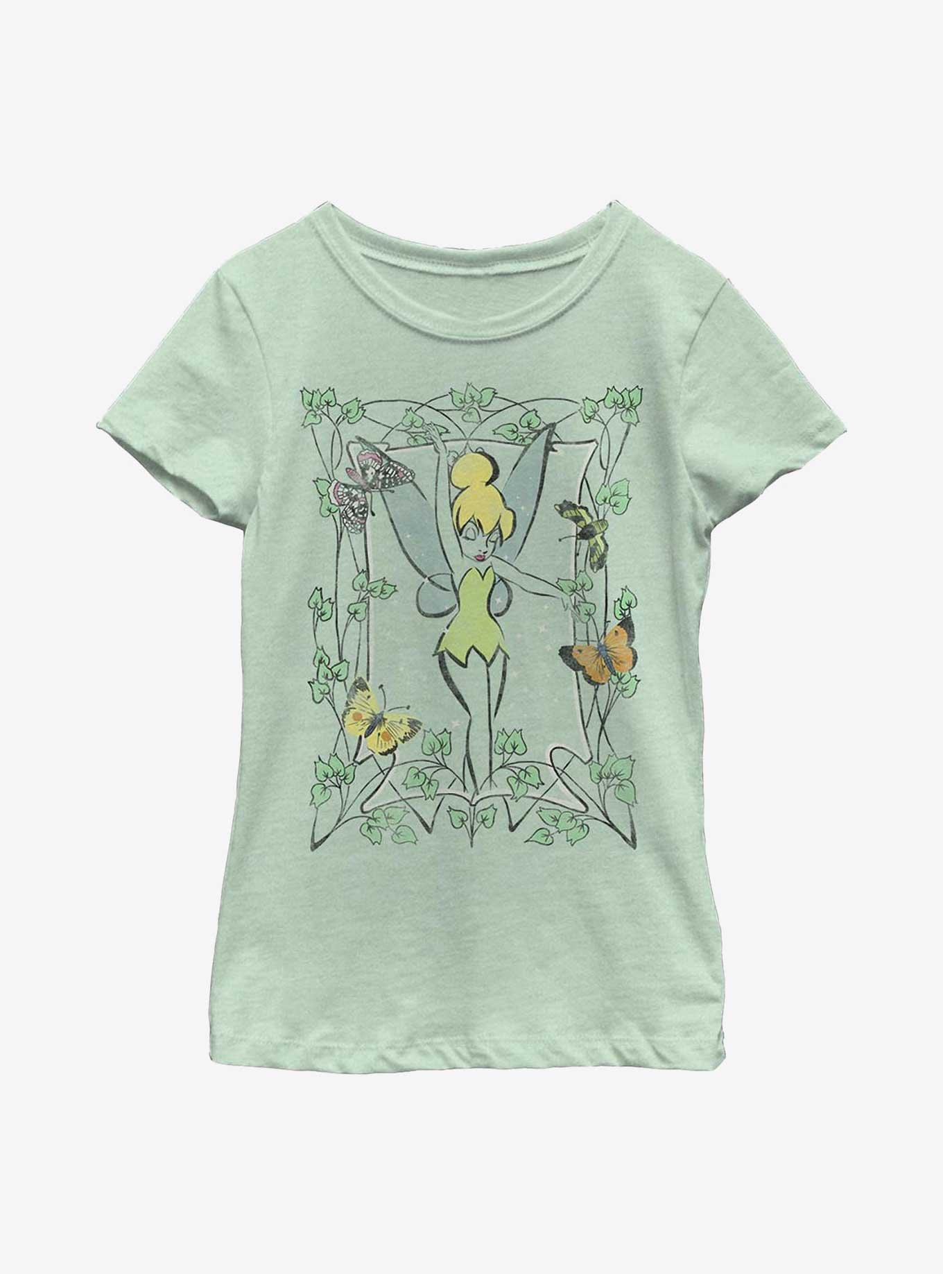 Disney Peter Pan Tinker Bell Youth Girls T-Shirt, , hi-res