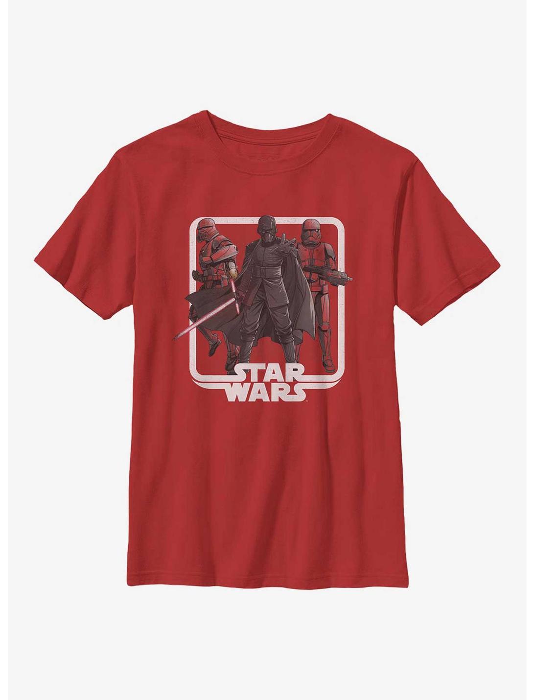 Star Wars Episode IX: The Rise Of Skywalker Vindication Youth T-Shirt, RED, hi-res