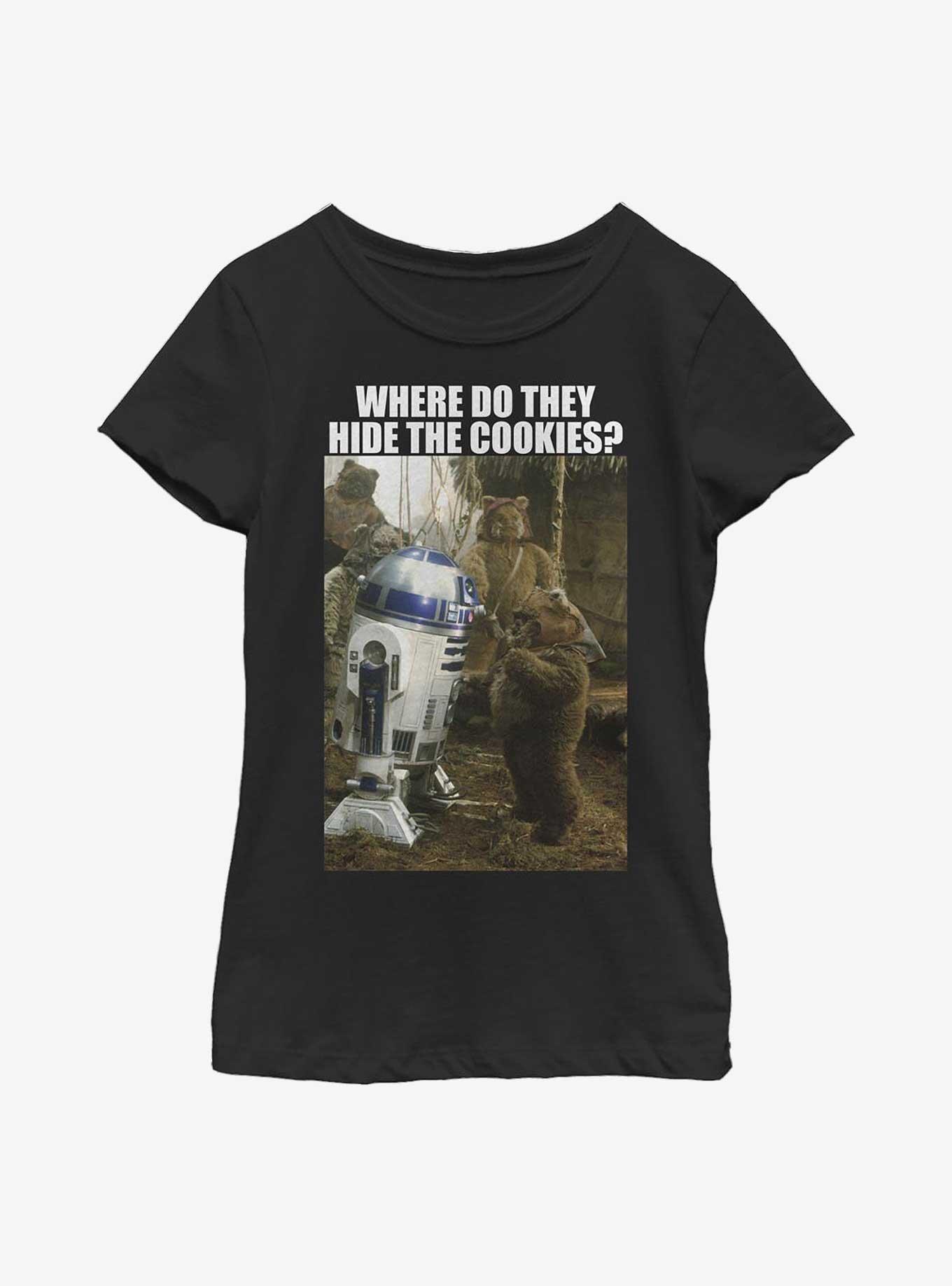 Star Wars Hidden Cookies Youth Girls T-Shirt, , hi-res