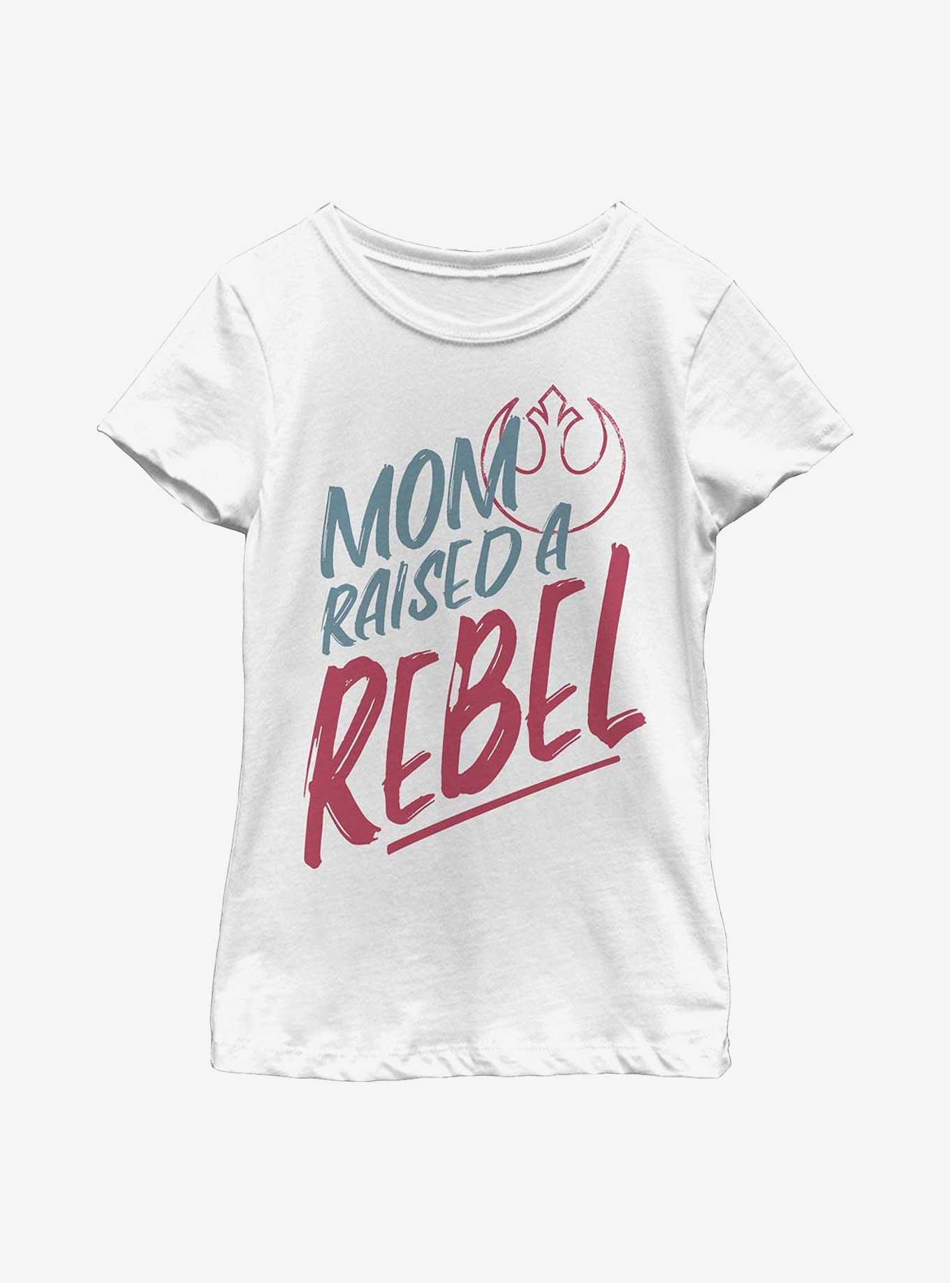 Star Wars Rebel Kid Youth Girls T-Shirt, WHITE, hi-res