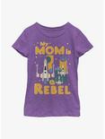 Star Wars Rebel Mom Youth Girls T-Shirt, PURPLE BERRY, hi-res