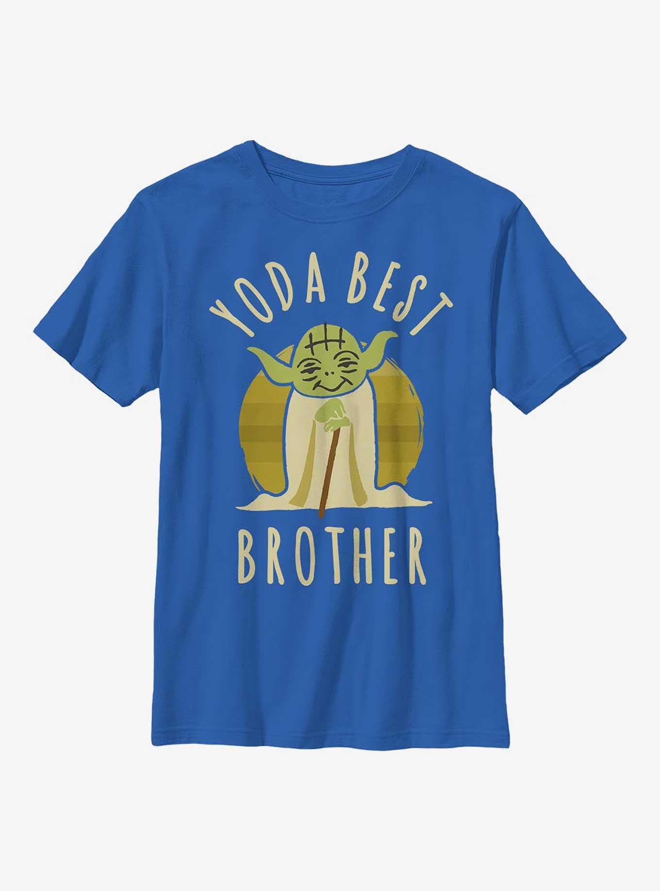 Star Wars Best Brother Yoda Says Youth T-Shirt, , hi-res