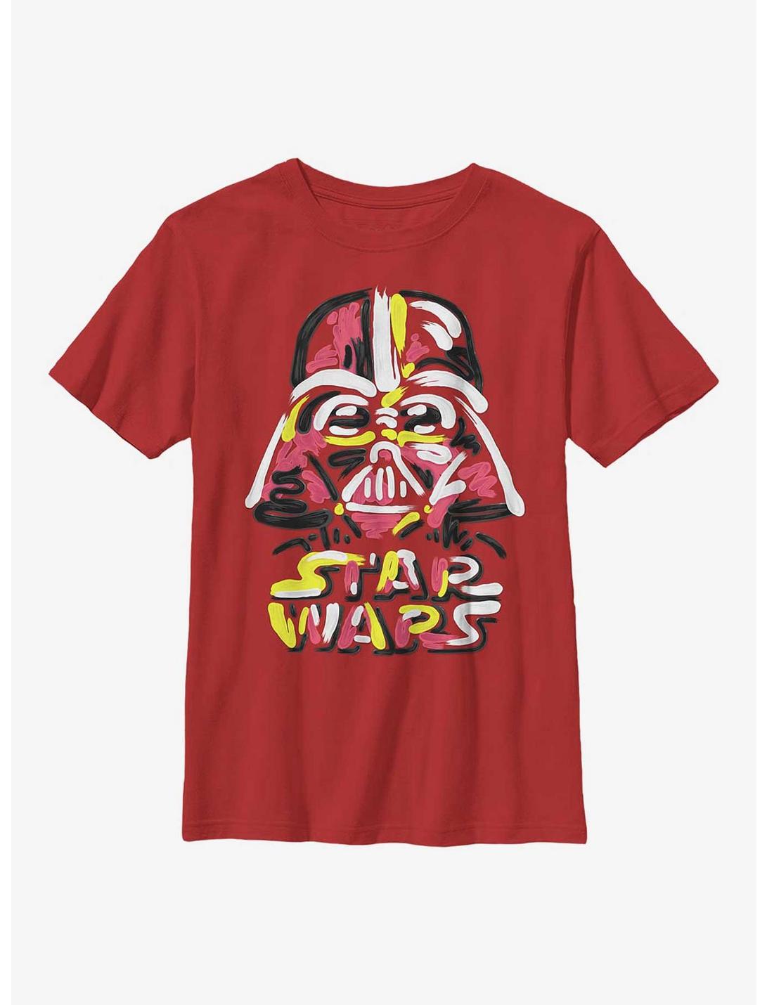 Star Wars Darth Painter Youth T-Shirt, RED, hi-res