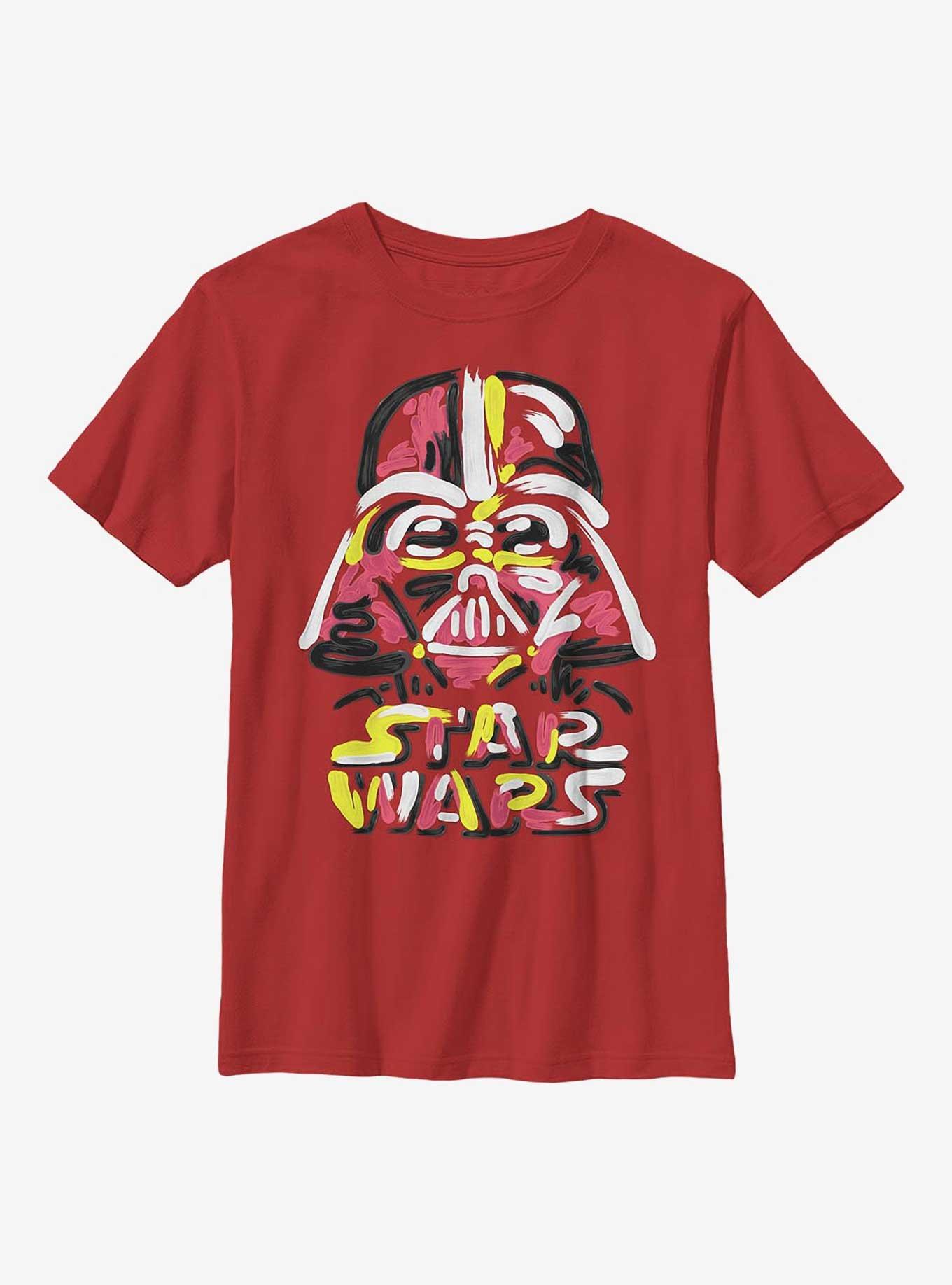 Star Wars Darth Painter Youth T-Shirt, RED, hi-res