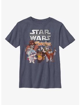 Star Wars Ewok Logo Group Youth T-Shirt, , hi-res