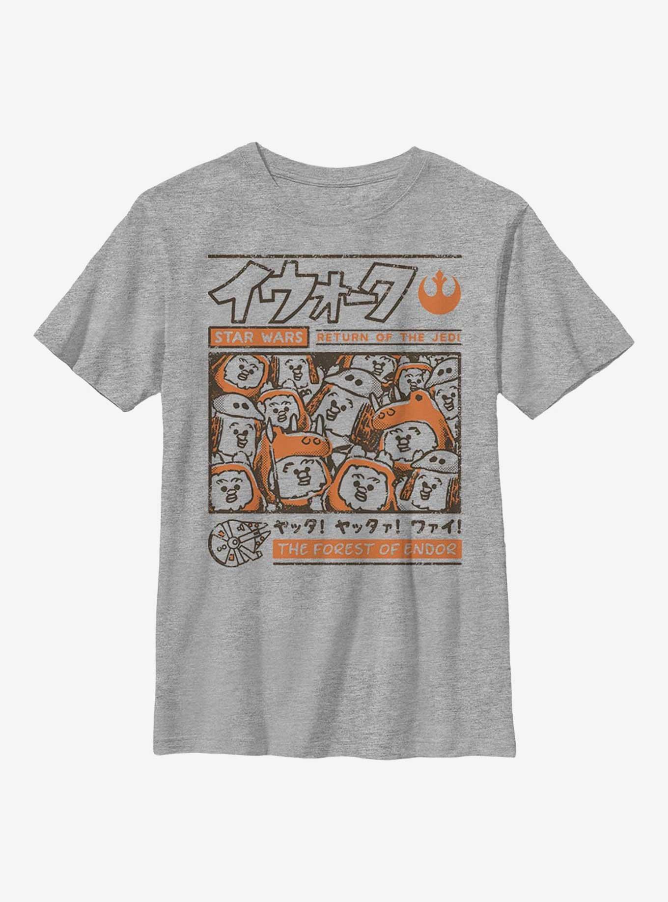 Star Wars Ewok Manga Youth T-Shirt, , hi-res