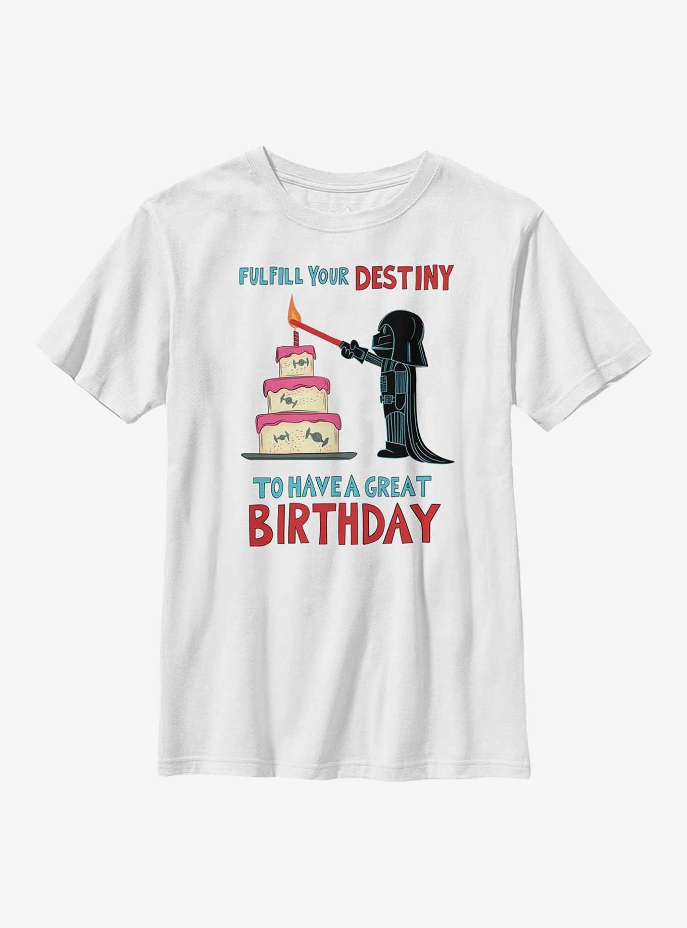 Star Wars Fulfill Your Birthday Youth T-Shirt, WHITE, hi-res