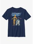 Star Wars R2 And C3Po Youth T-Shirt, NAVY, hi-res
