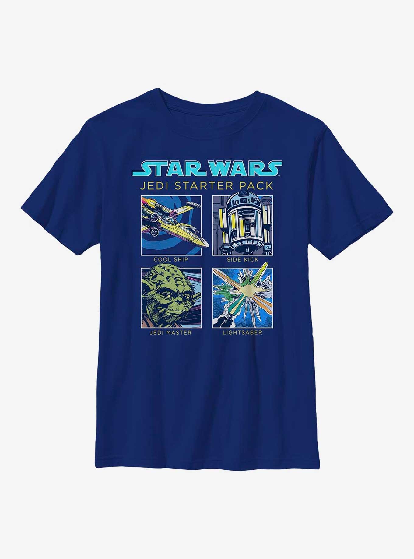 Star Wars Start Pack Youth T-Shirt, NAVY, hi-res