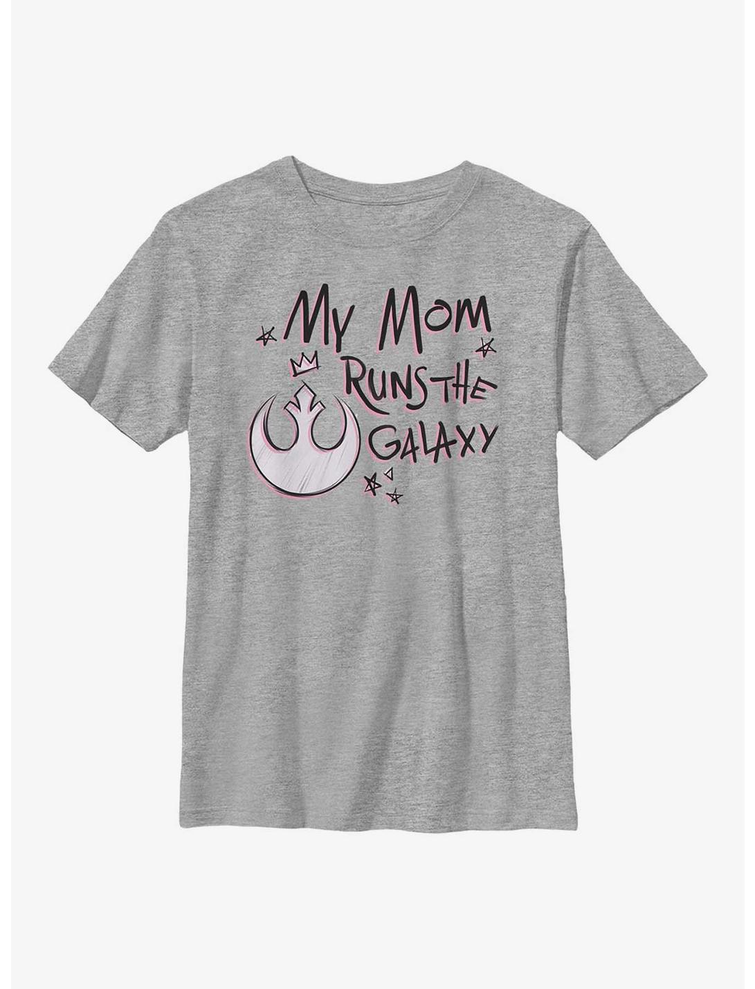Star Wars This Mom Rules Youth T-Shirt, ATH HTR, hi-res