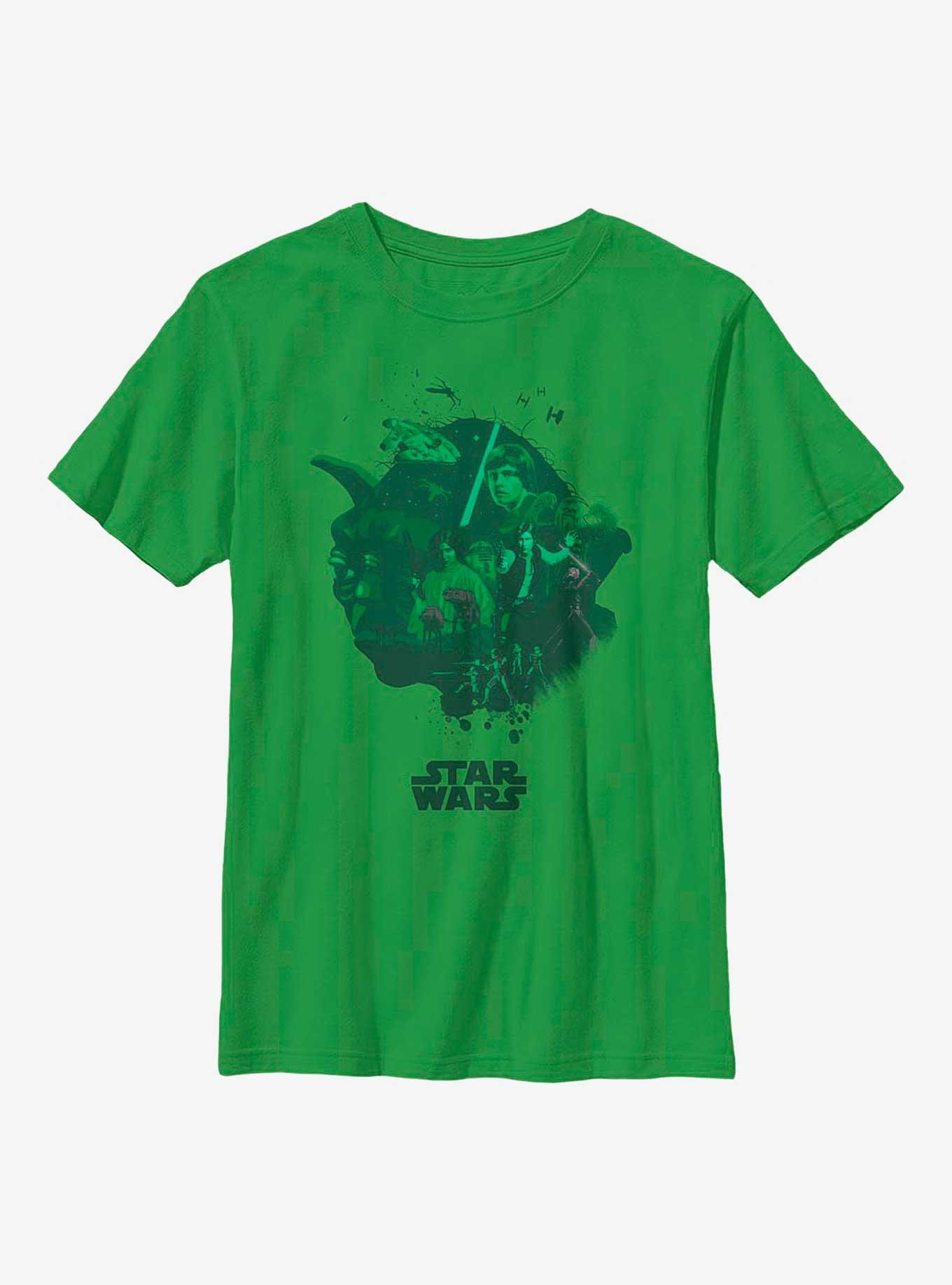 Star Wars Yoda Head Fill Youth T-Shirt, , hi-res