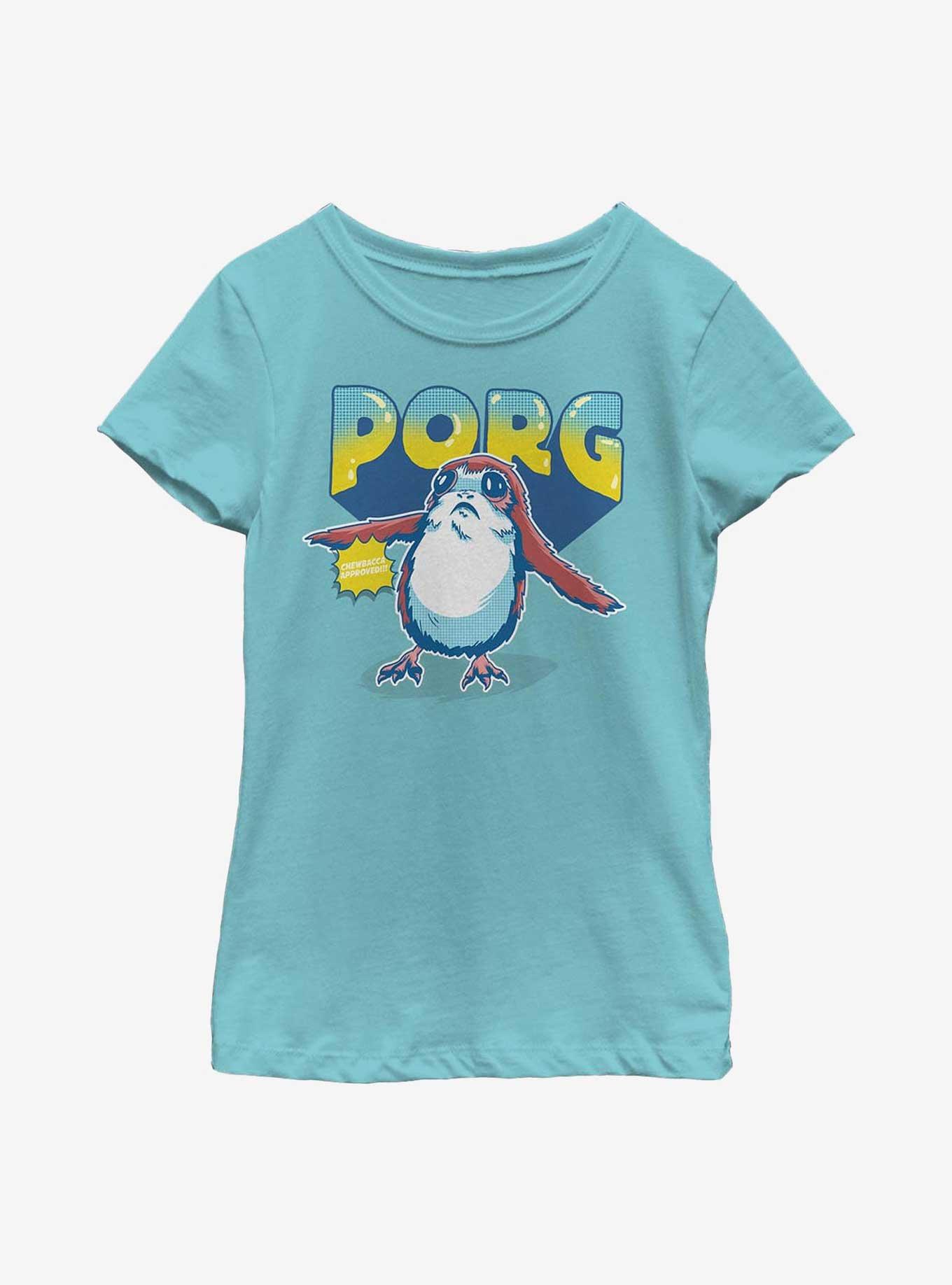 Star Wars Episode VIII: The Last Jedi Porg Youth Girls T-Shirt, , hi-res