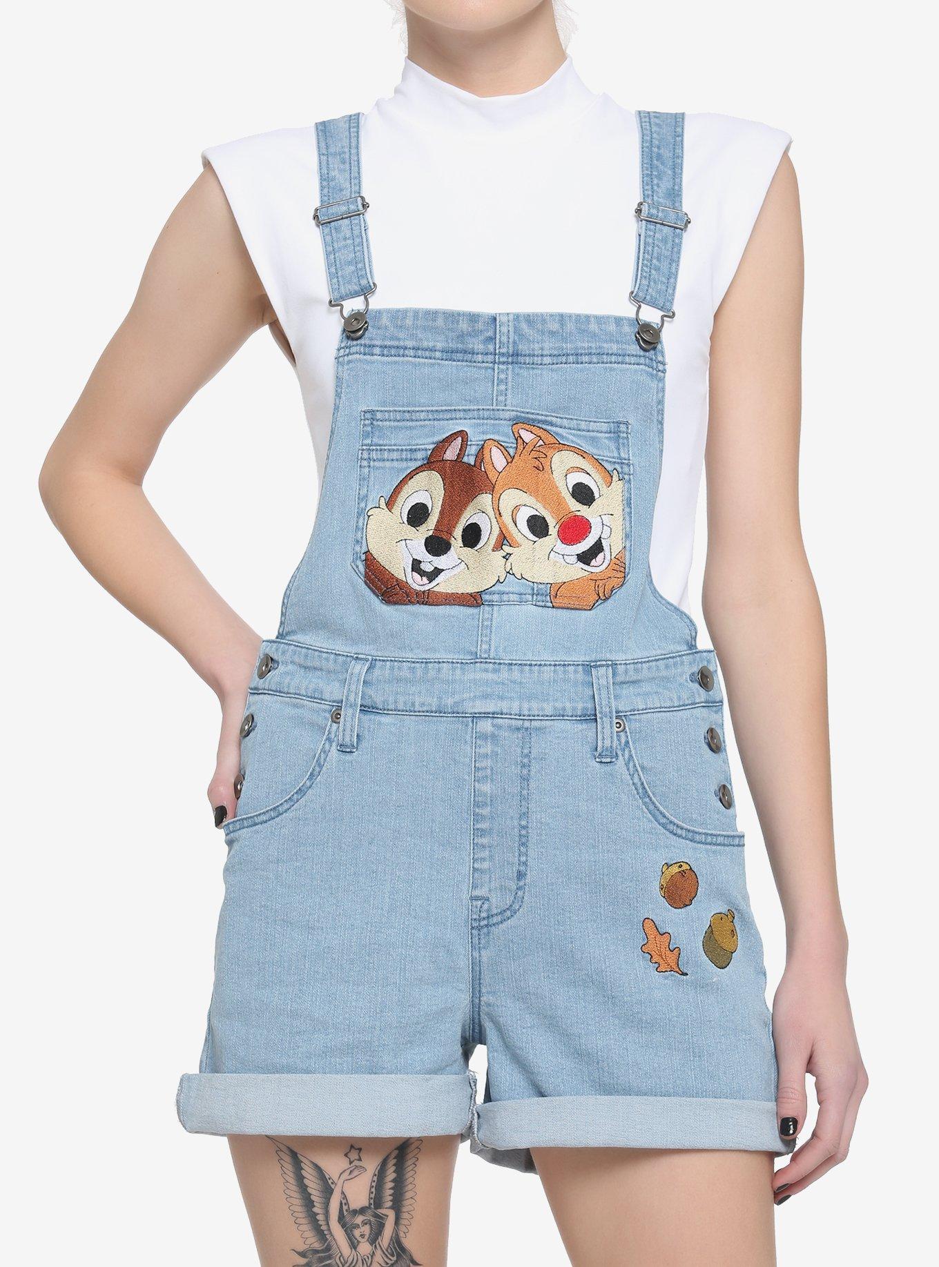 Her Universe Chip 'N' Dale Acorn Shortalls, MULTI, hi-res