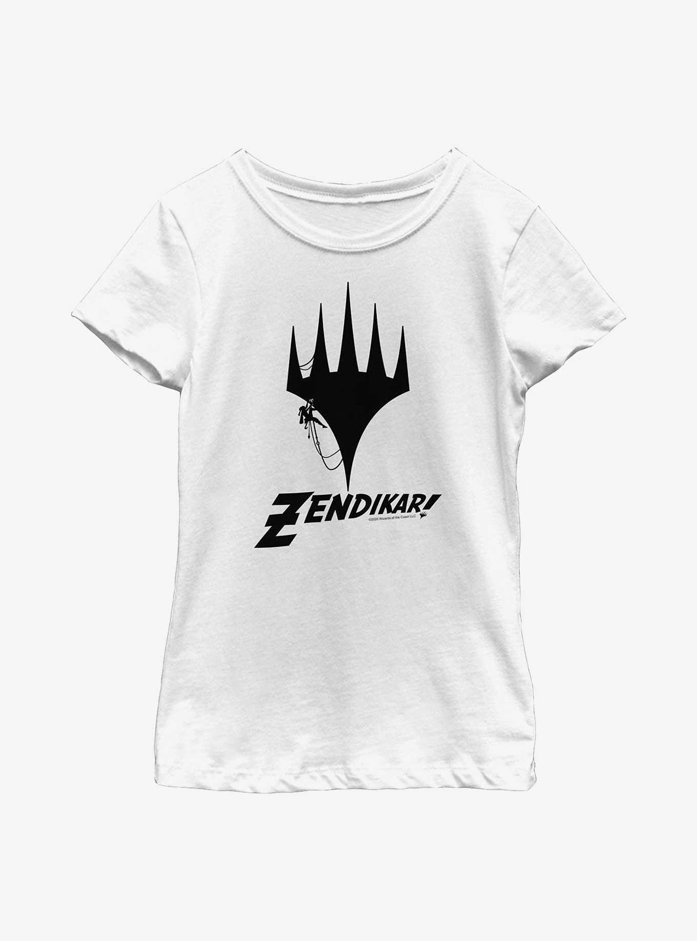 Magic: The Gathering Zendikar Climber Youth Girls T-Shirt, WHITE, hi-res
