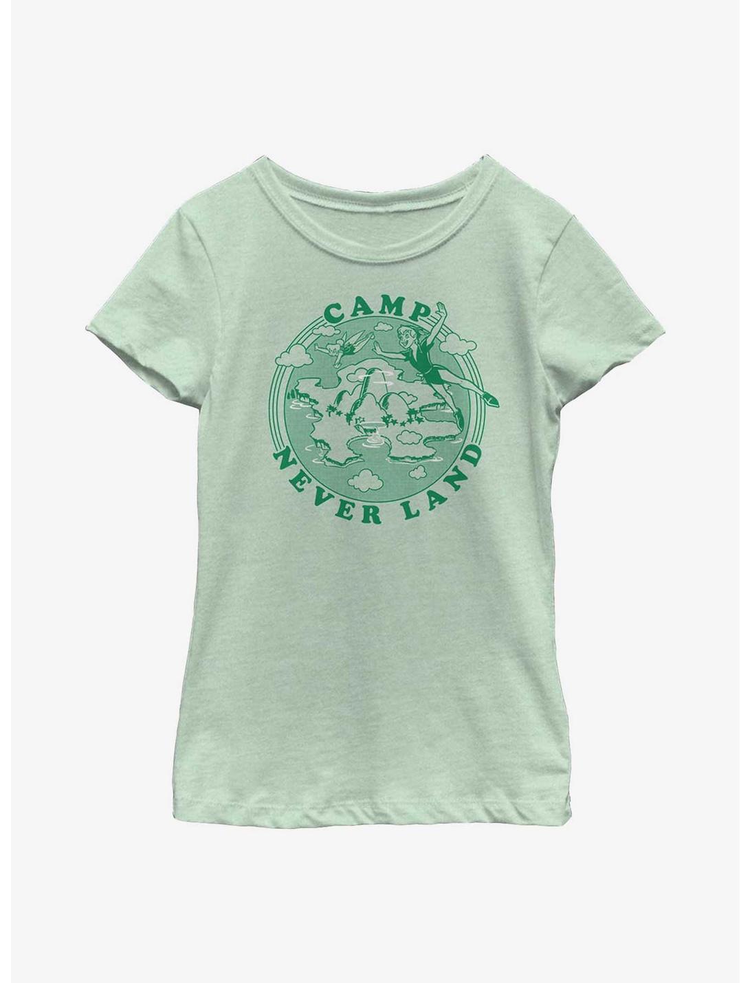 Disney Peter Pan Camp Never Land Youth Girls T-Shirt, MINT, hi-res