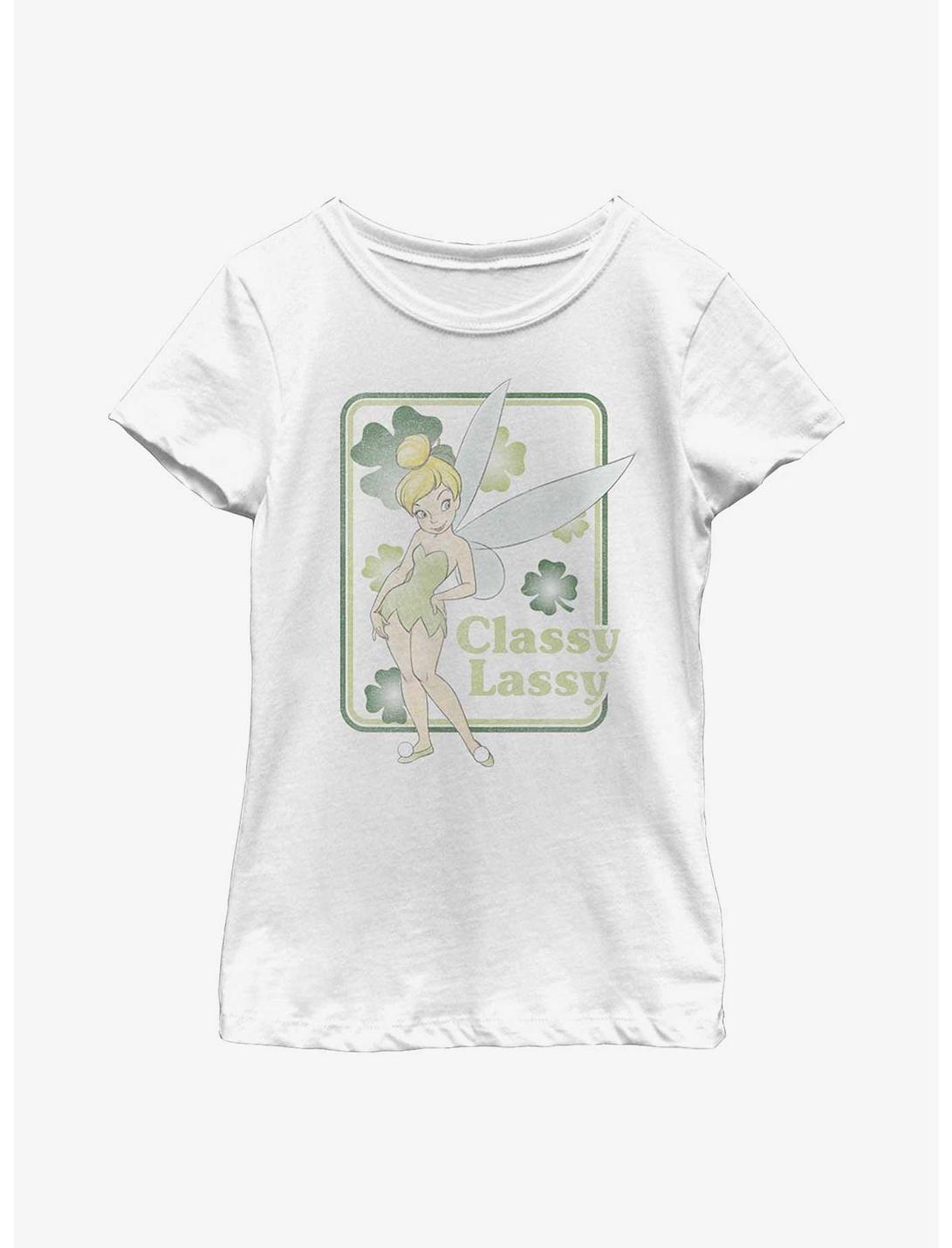 Disney Peter Pan Classy Lassy Tink Youth Girls T-Shirt, WHITE, hi-res