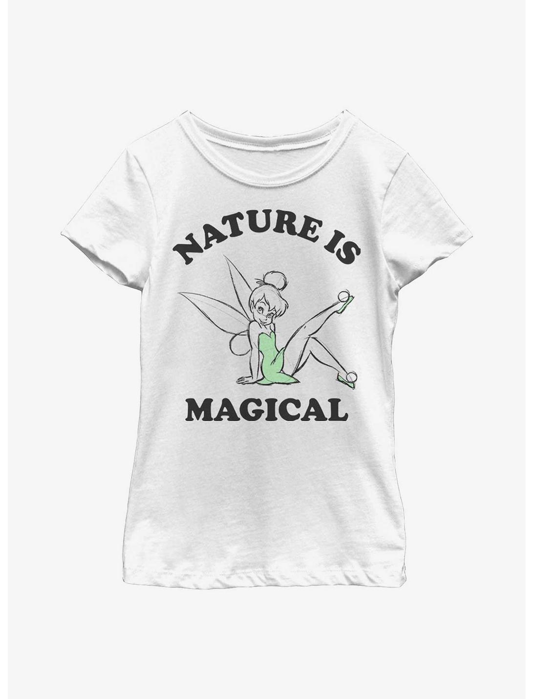 Disney Peter Pan Nature Is Magical Youth Girls T-Shirt, WHITE, hi-res