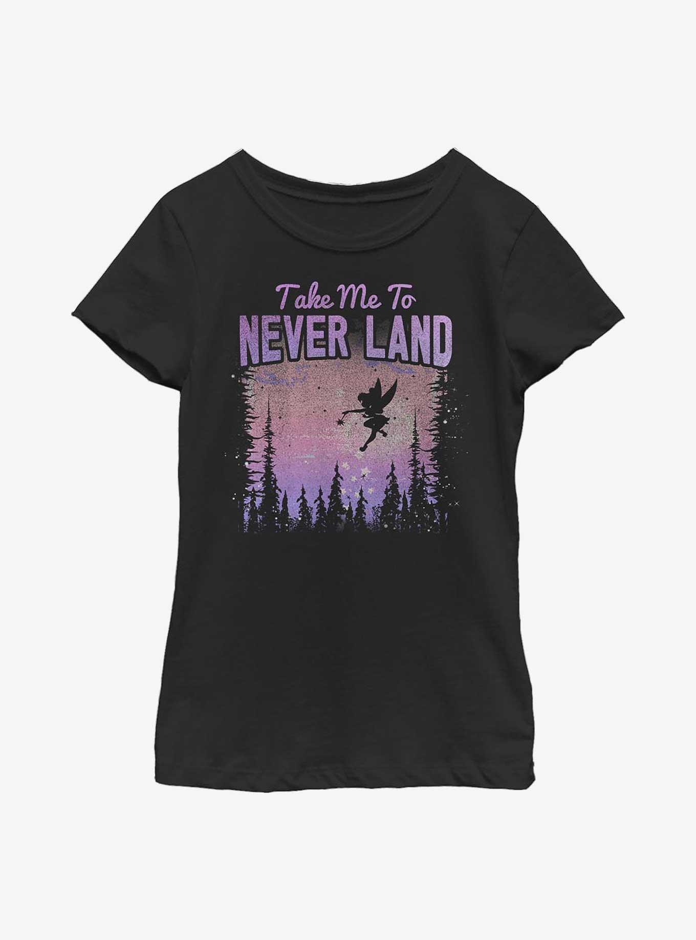 Disney Peter Pan Neverland Vintage Youth Girls T-Shirt, , hi-res