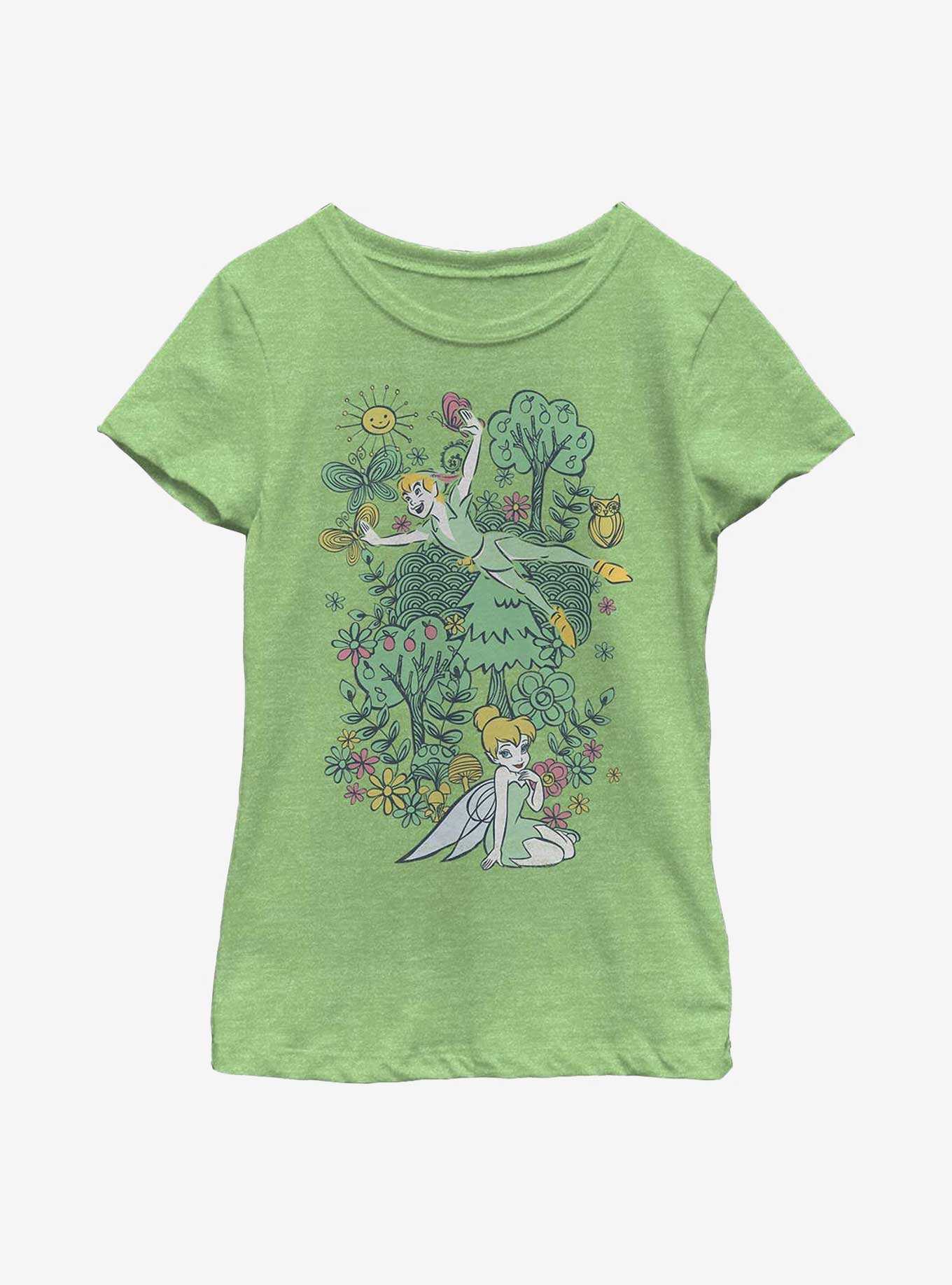 Disney Peter Pan Summer Time Youth Girls T-Shirt, , hi-res
