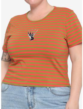 A Nightmare On Elm Street Stripe Claw Girls Baby T-Shirt Plus Size, , hi-res