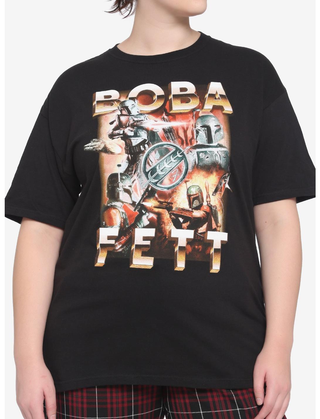 Star Wars Boba Fett '90s Boyfriend Fit Girls T-Shirt Plus Size, MULTI, hi-res