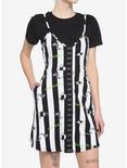 Beetlejuice Twofer Stripe Dress, BLACK, hi-res