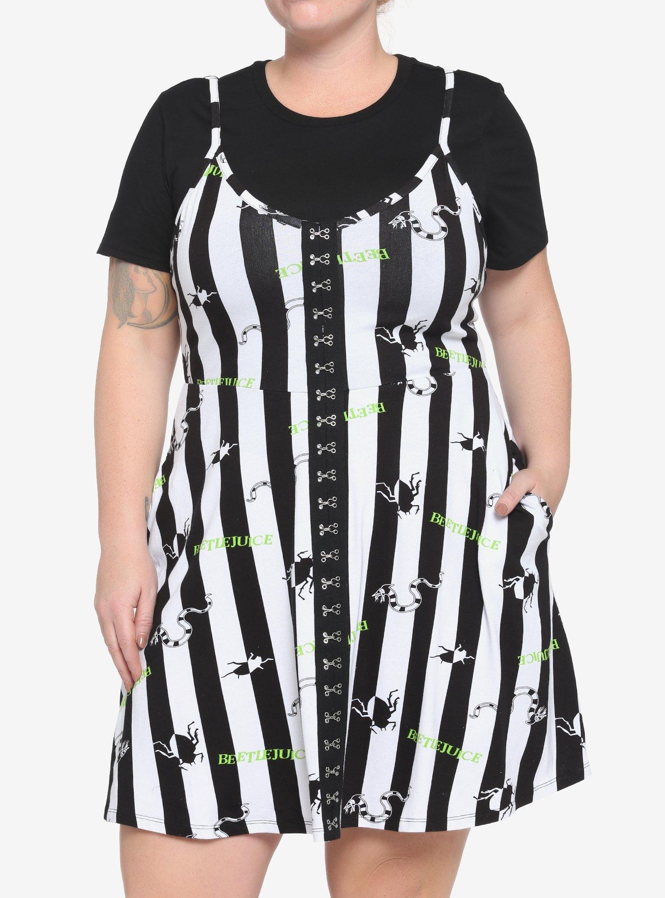 Plus size 2025 beetlejuice dress