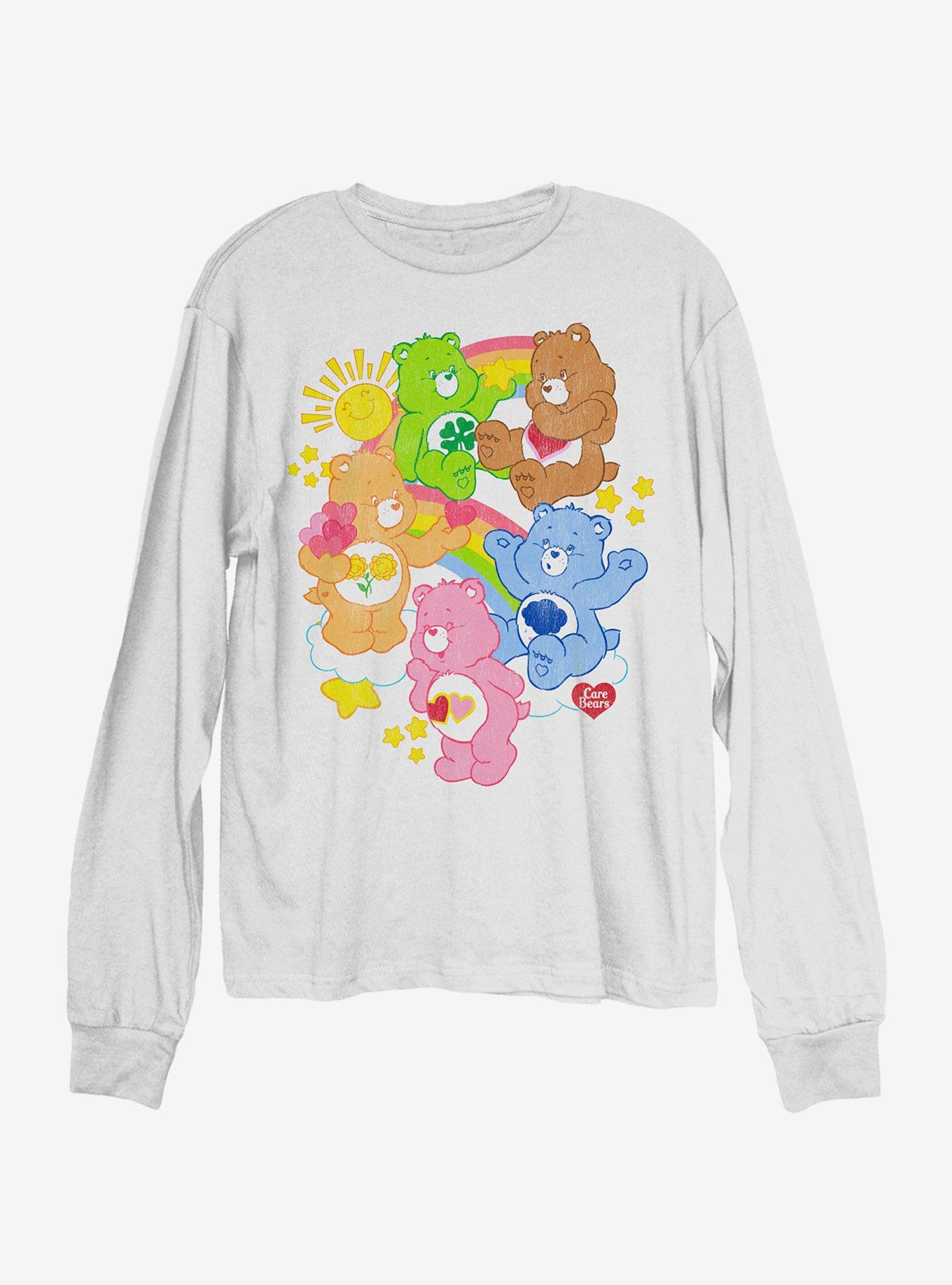 Care Bears Rainbow Group Girls Long-Sleeve T-Shirt, MULTI, hi-res