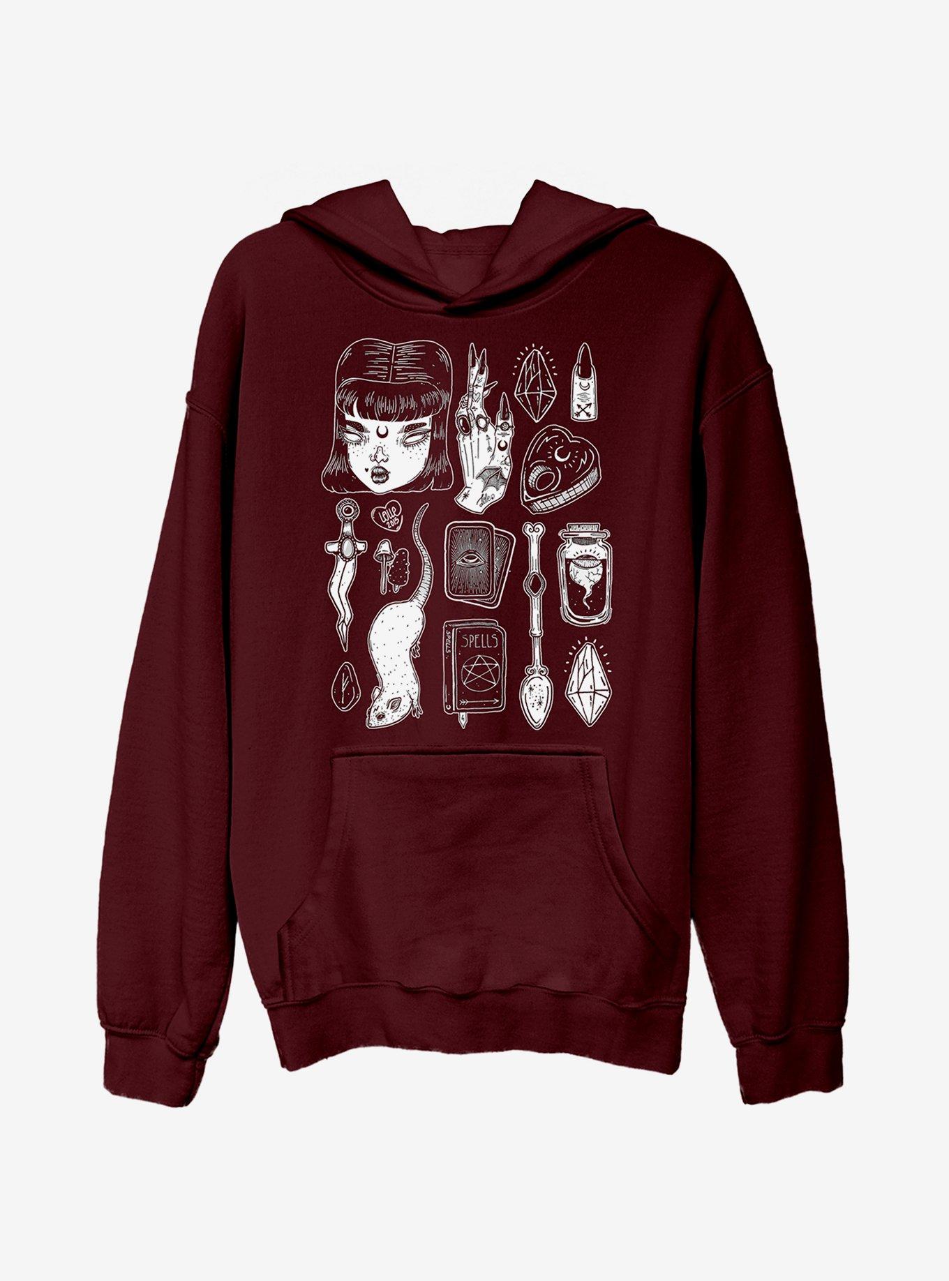 Witch Icon Girls Hoodie, MULTI, hi-res