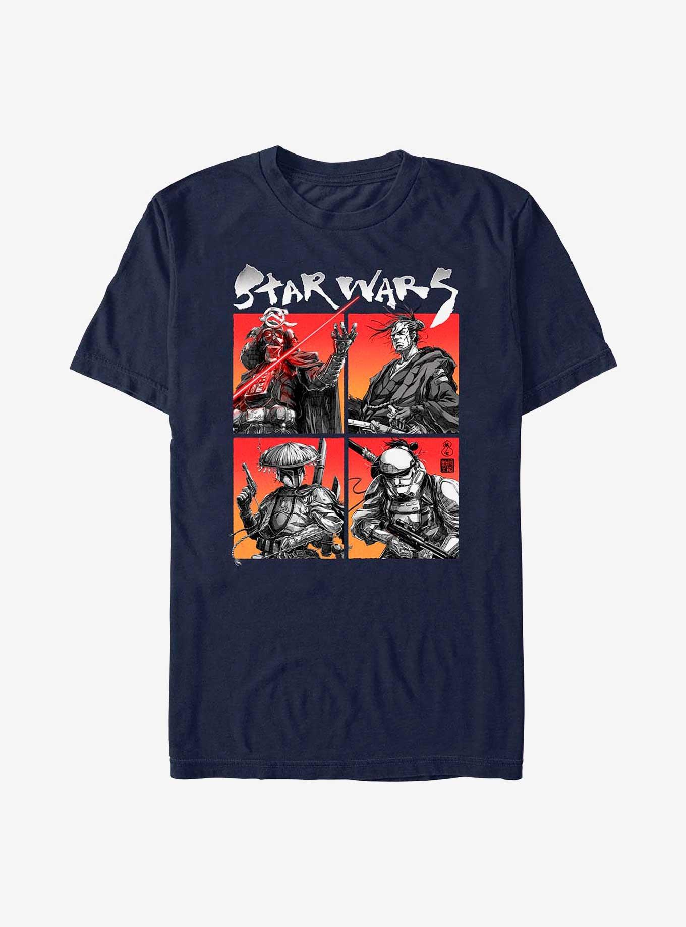 Star Wars: Visions Four On The Floor T-Shirt, NAVY, hi-res view 1
