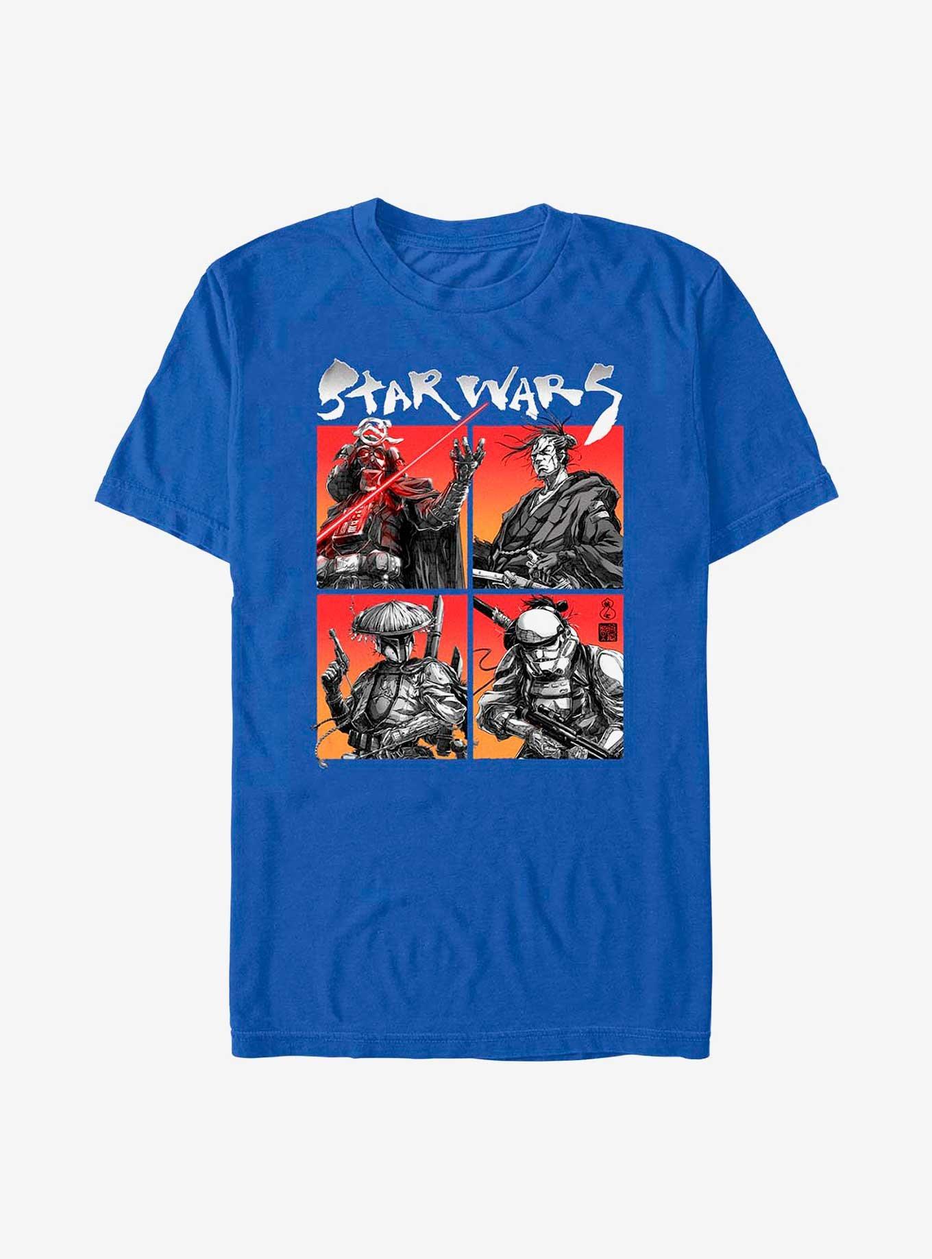 Star Wars: Visions Four On The Floor T-Shirt, ROYAL, hi-res view 1