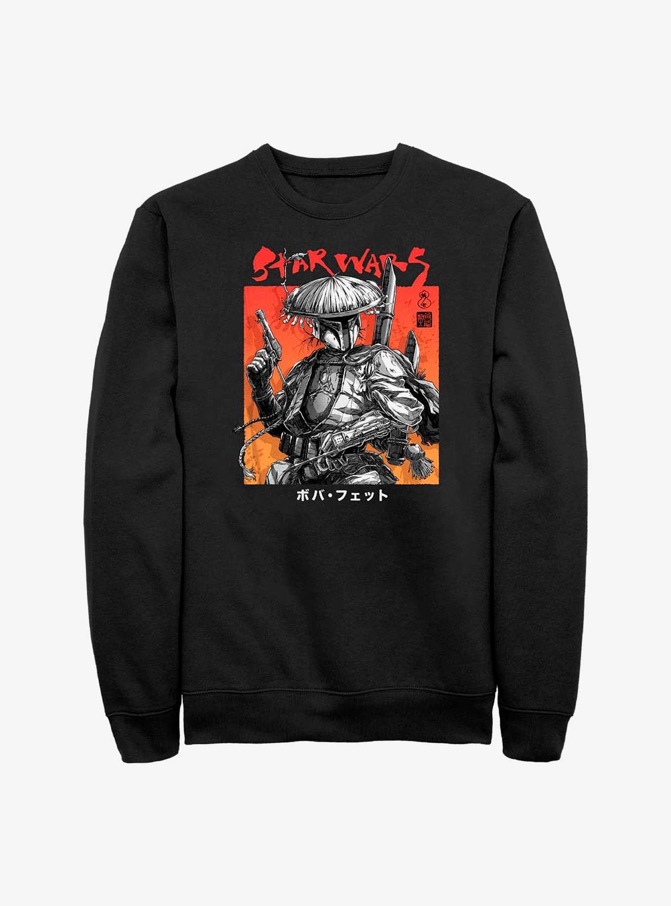 Star Wars: Visions Fett Up Sweatshirt, BLACK, hi-res