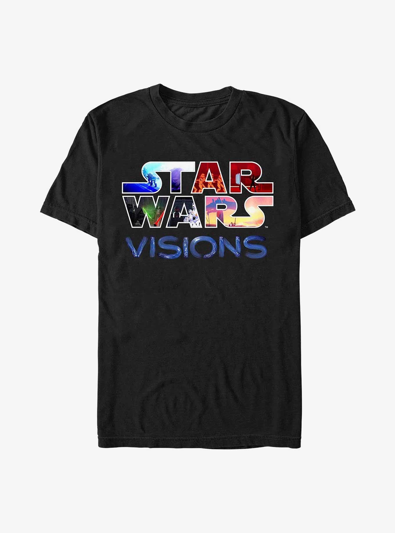 Star Wars: Visions Franchised T-Shirt, BLACK, hi-res