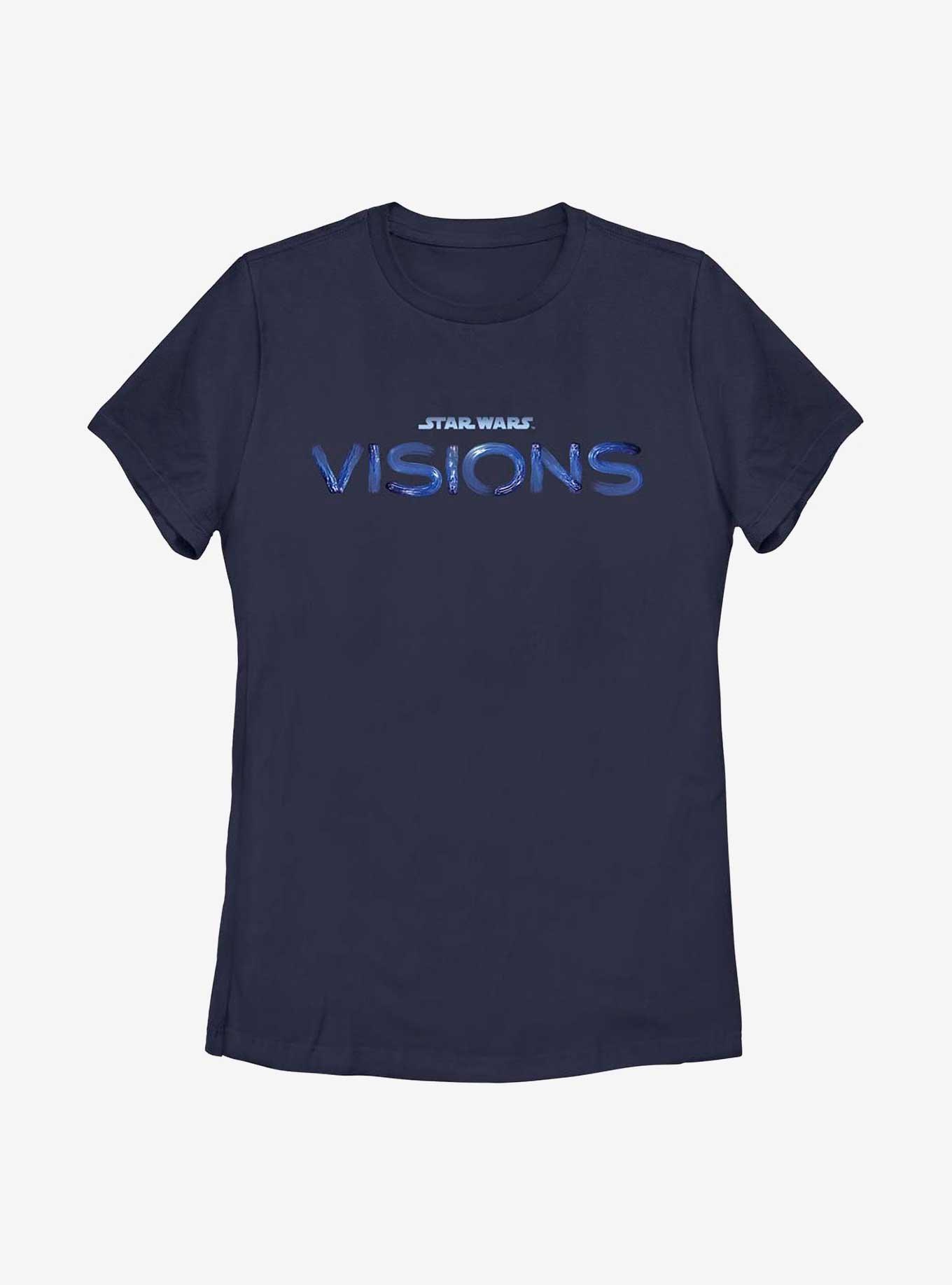 Star Wars: Visions Blue Logo Womens T-Shirt, , hi-res