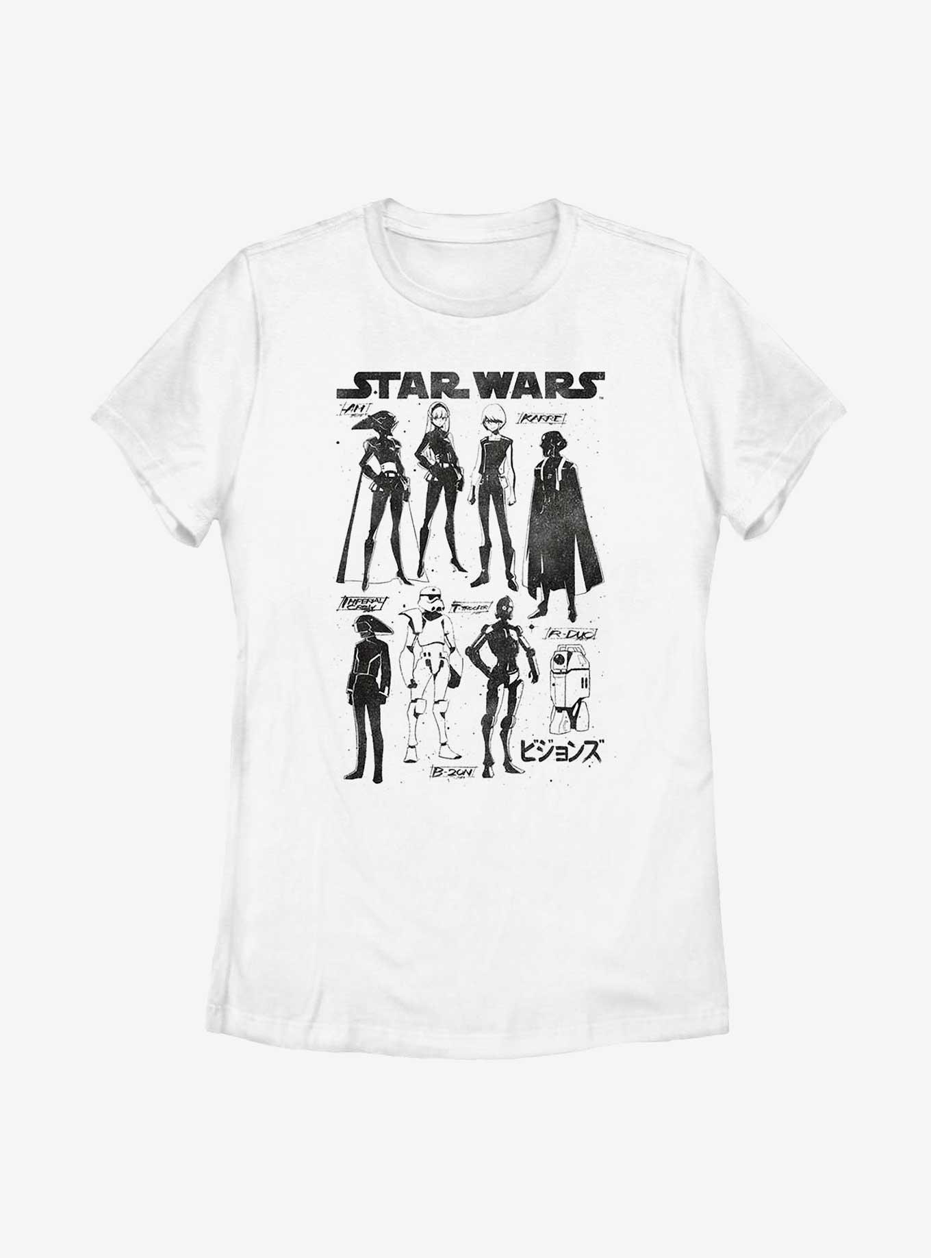 Star Wars: Visions Inked Textbook Womens T-Shirt, , hi-res