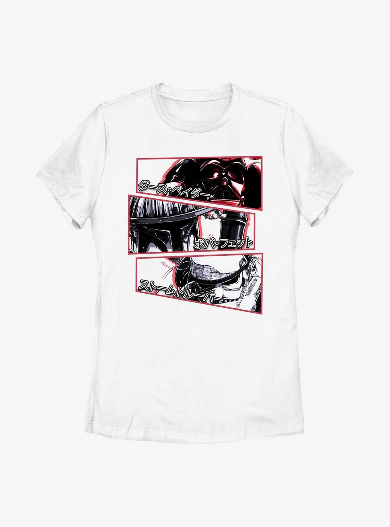 Star Wars: Visions Stacked Panels Womens T-Shirt, WHITE, hi-res