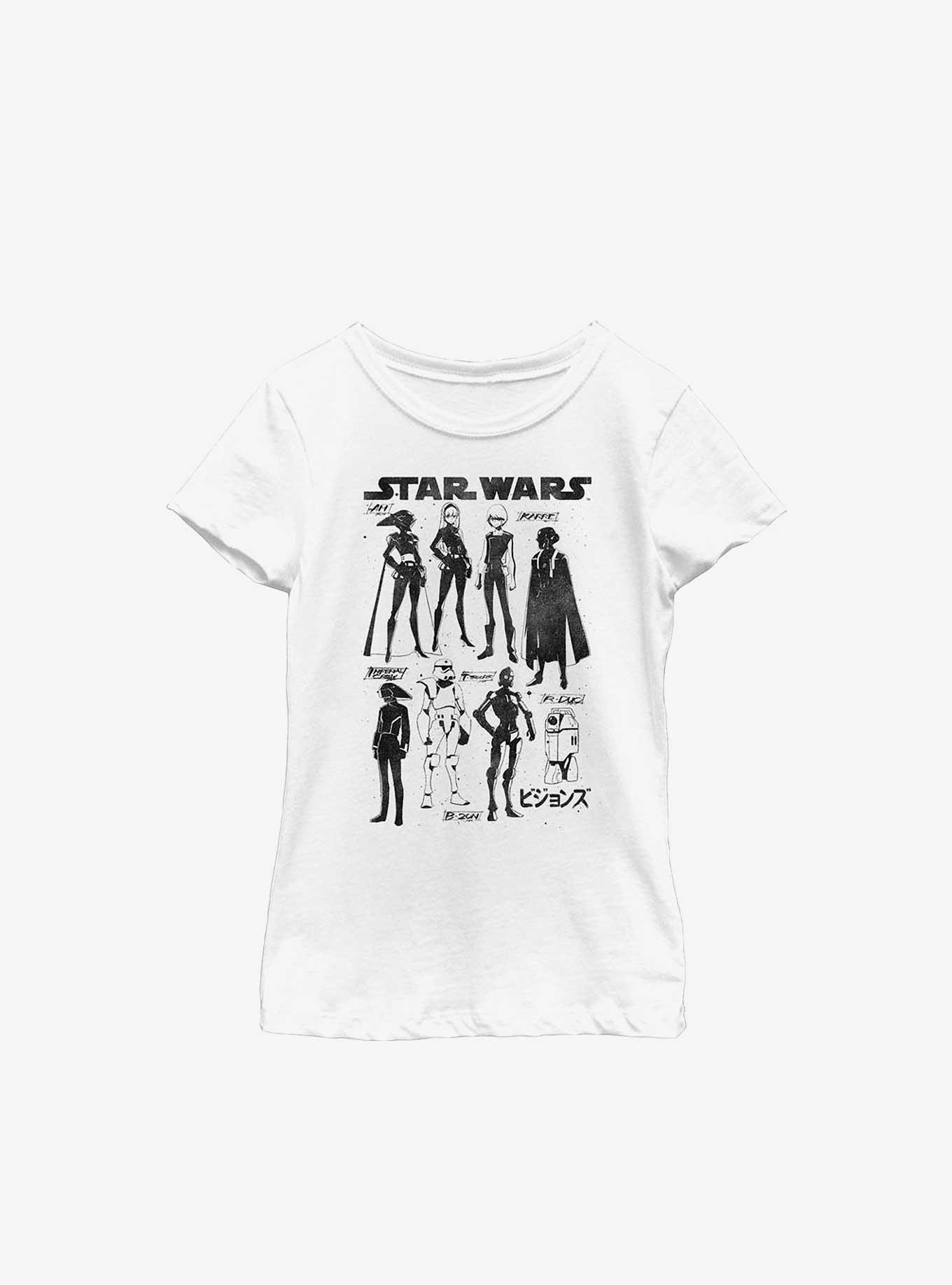 Star Wars: Visions Inked Textbook Youth Girls T-Shirt, , hi-res