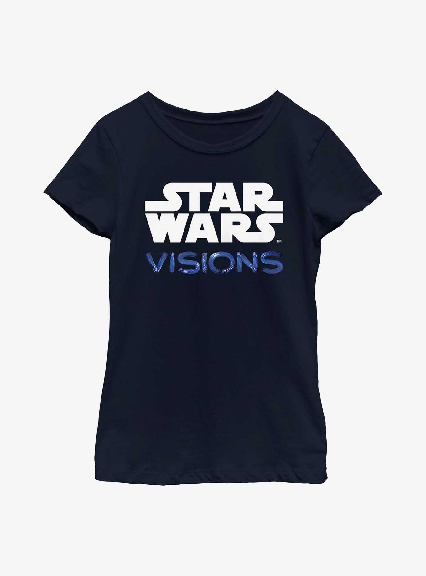 Star Wars: Visions Logo Stacked Youth Girls T-Shirt, , hi-res