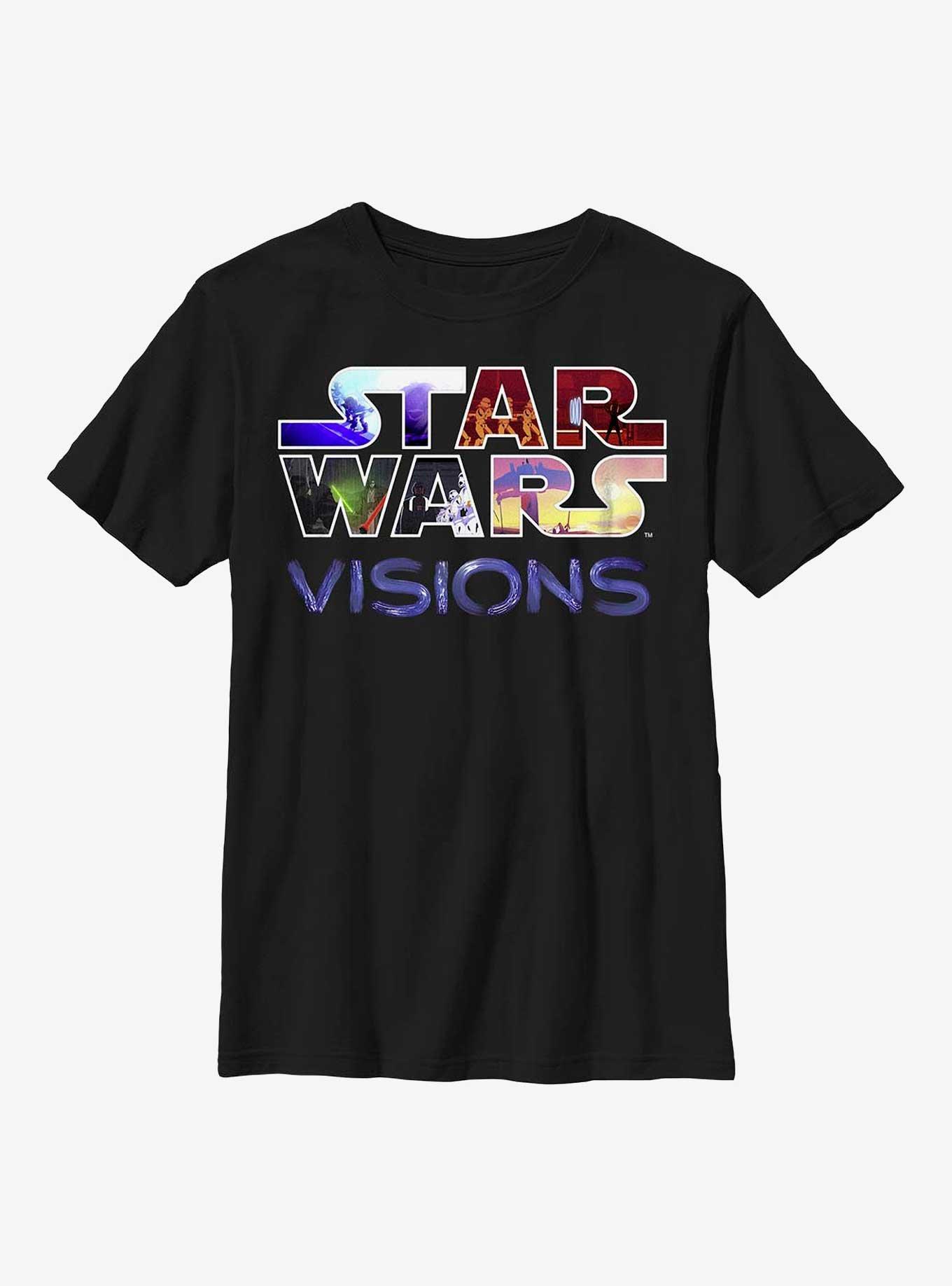 Star Wars: Visions Franchised Youth T-Shirt, BLACK, hi-res