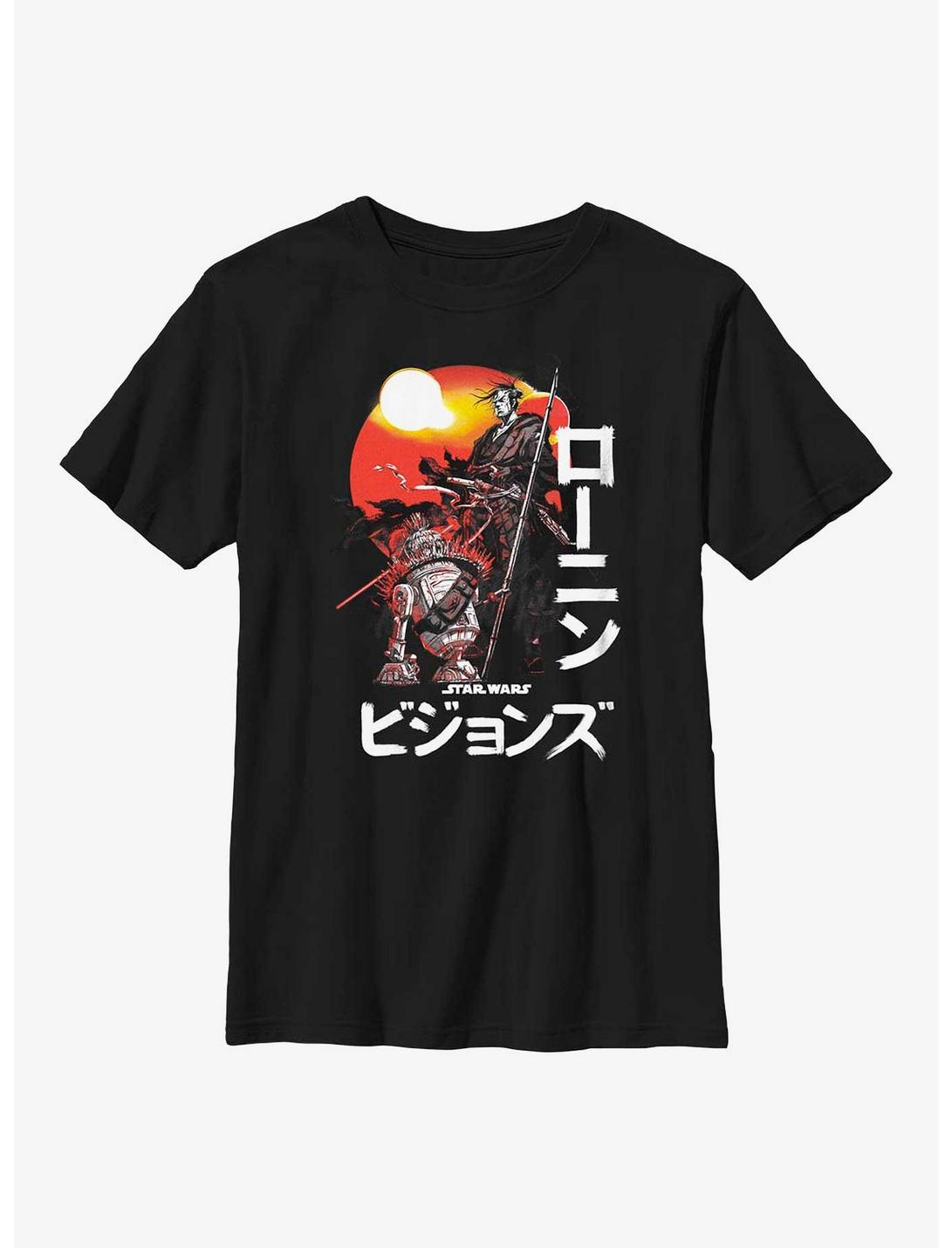 Star Wars: Visions Star Samurai Youth T-Shirt, BLACK, hi-res