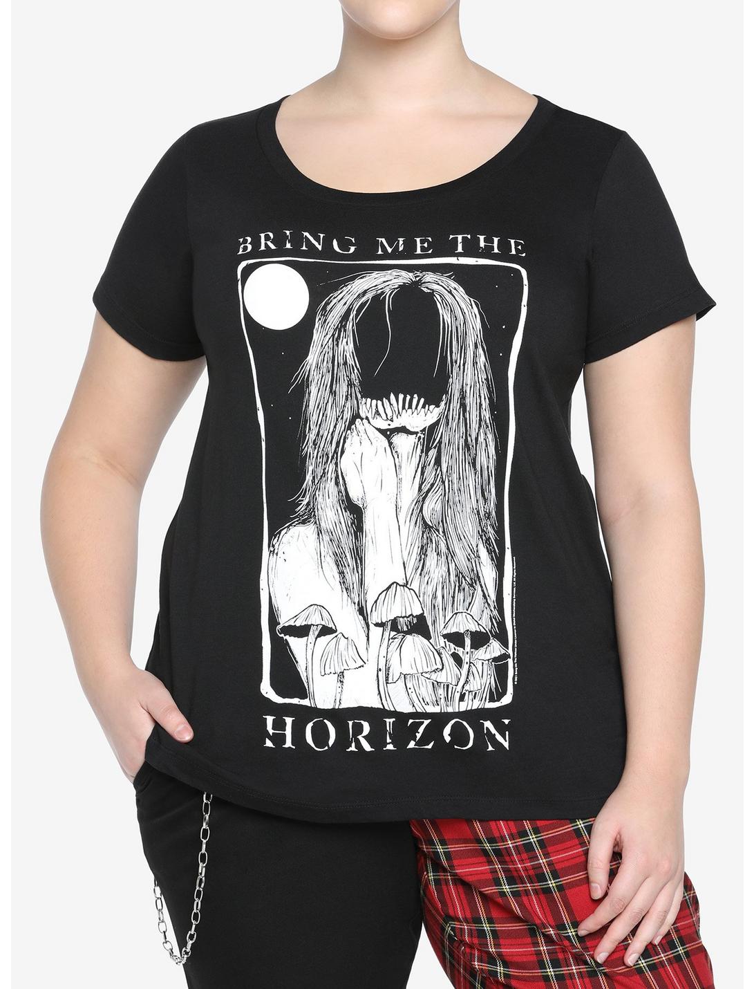 Bring Me The Horizon Faceless Girls T-Shirt Plus Size, BLACK, hi-res