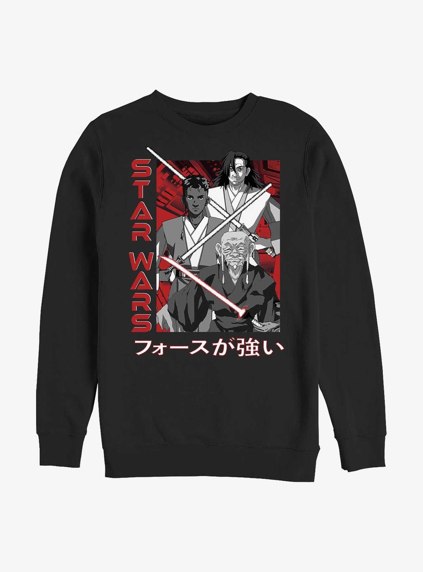 Star Wars: Visions Weapons Anime Sweatshirt, BLACK, hi-res