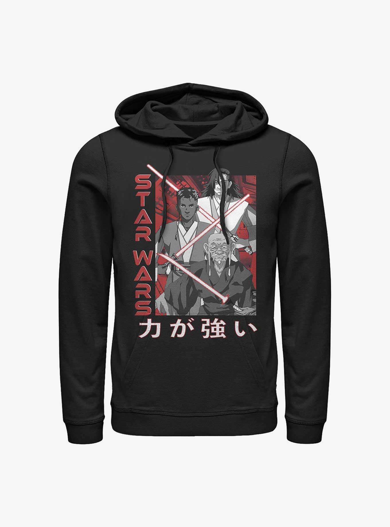 Star Wars: Visions Weapons Anime Hoodie, BLACK, hi-res