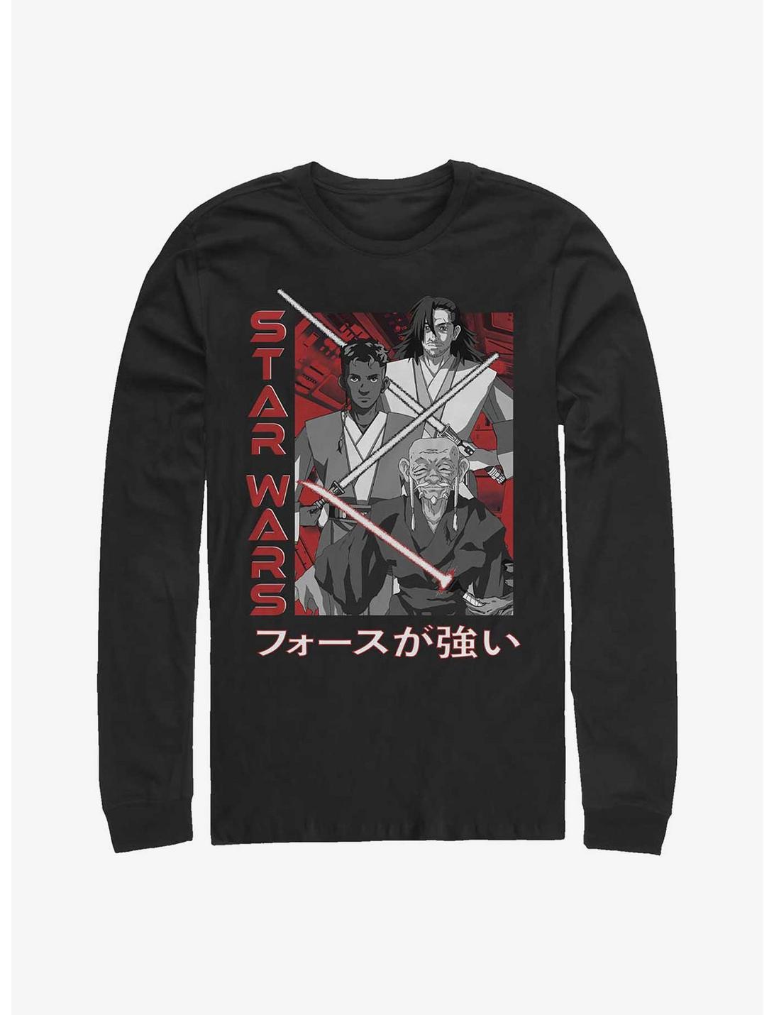 Star Wars: Visions Weapons Anime Long-Sleeve T-Shirt, BLACK, hi-res