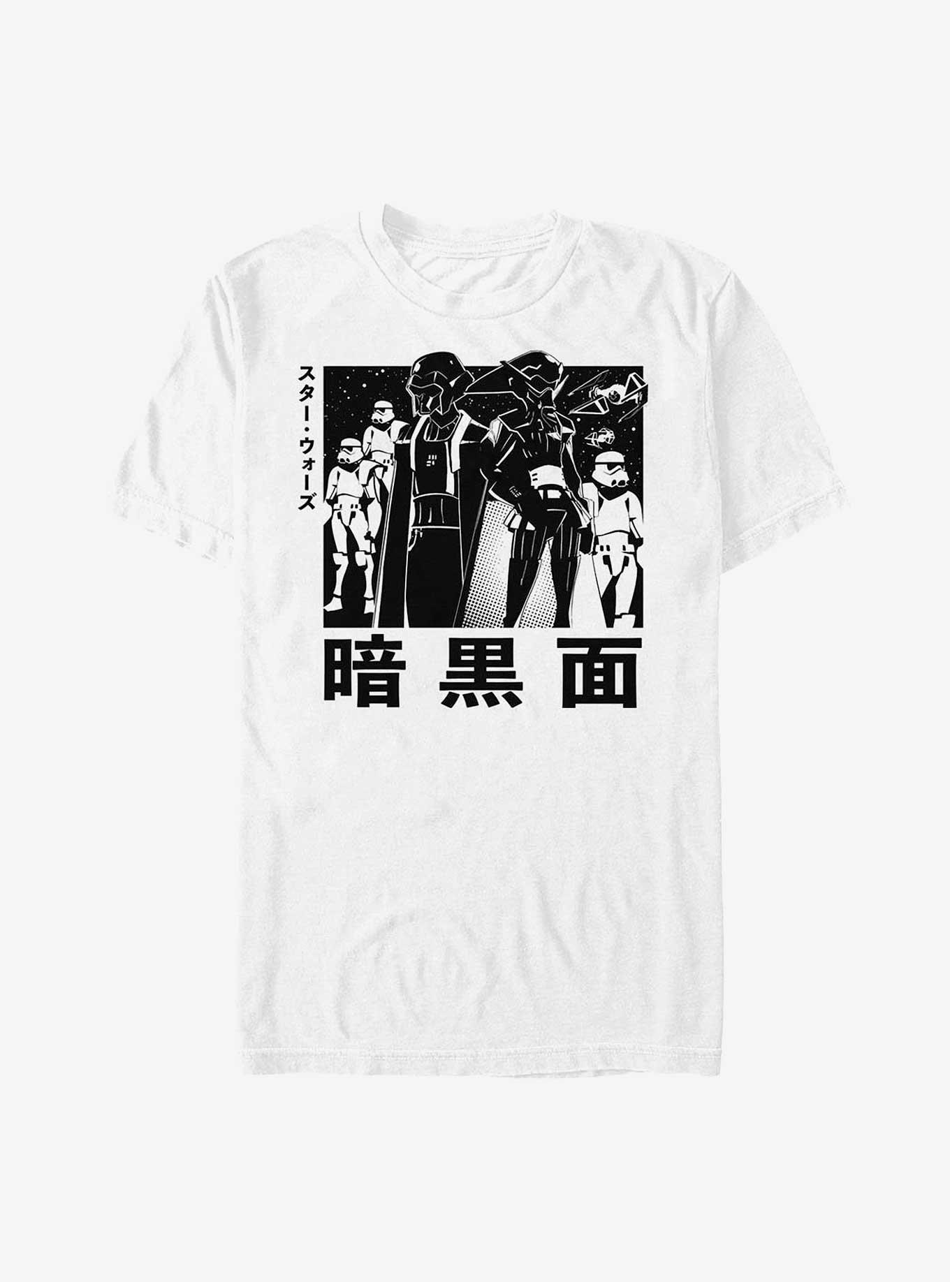 Star Wars: Visions Dark Side Anime T-Shirt, WHITE, hi-res