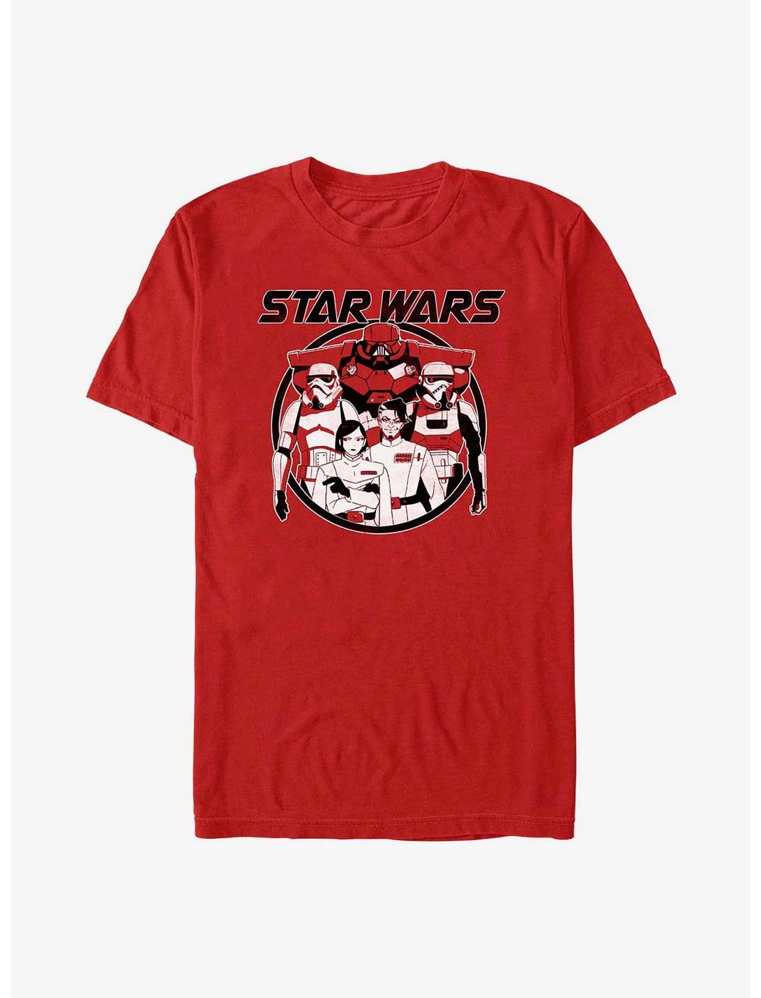 Star Wars: Visions Dark Side Anime T-Shirt, RED, hi-res