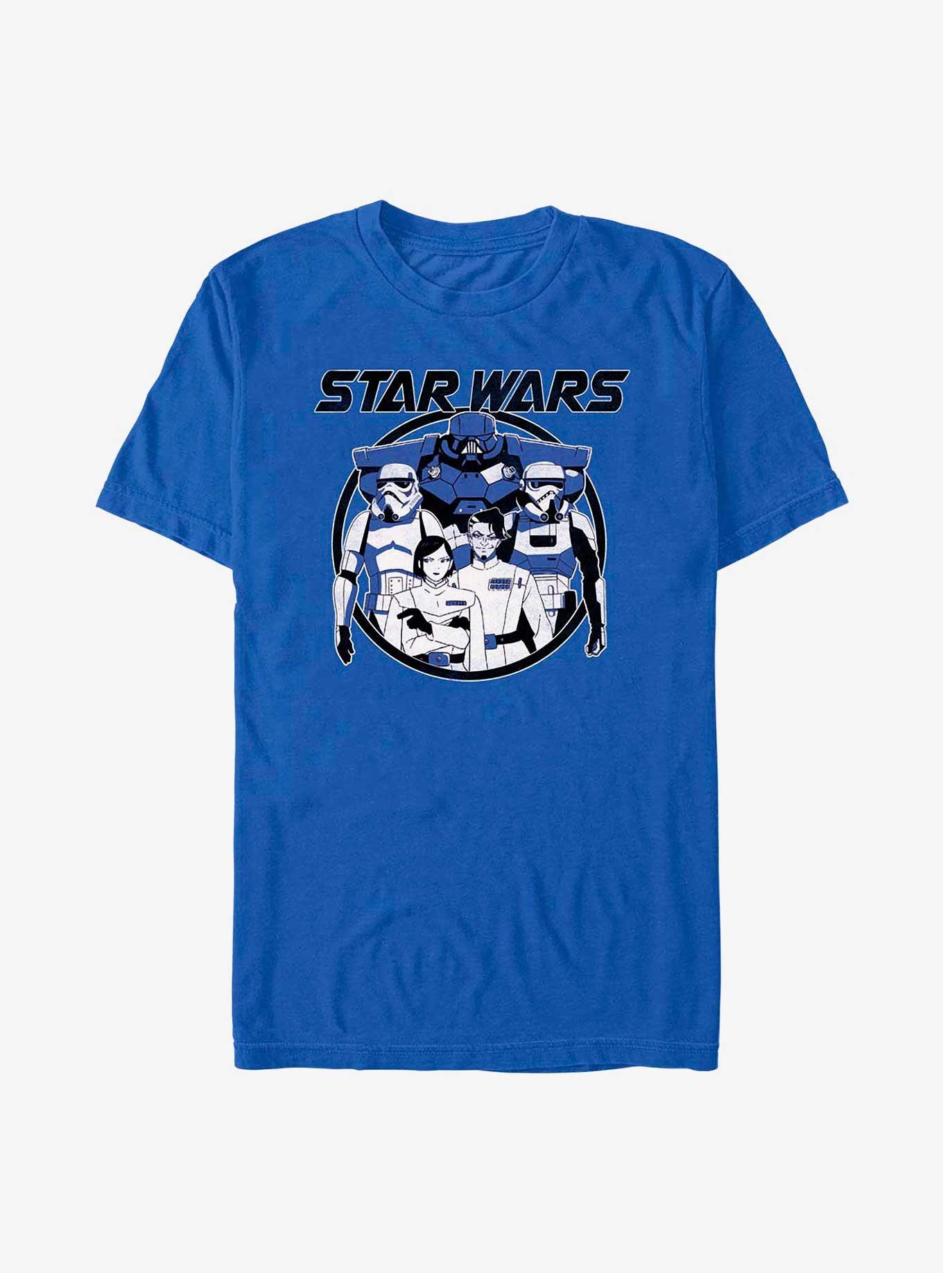 Star Wars: Visions Dark Side Anime T-Shirt, ROYAL, hi-res