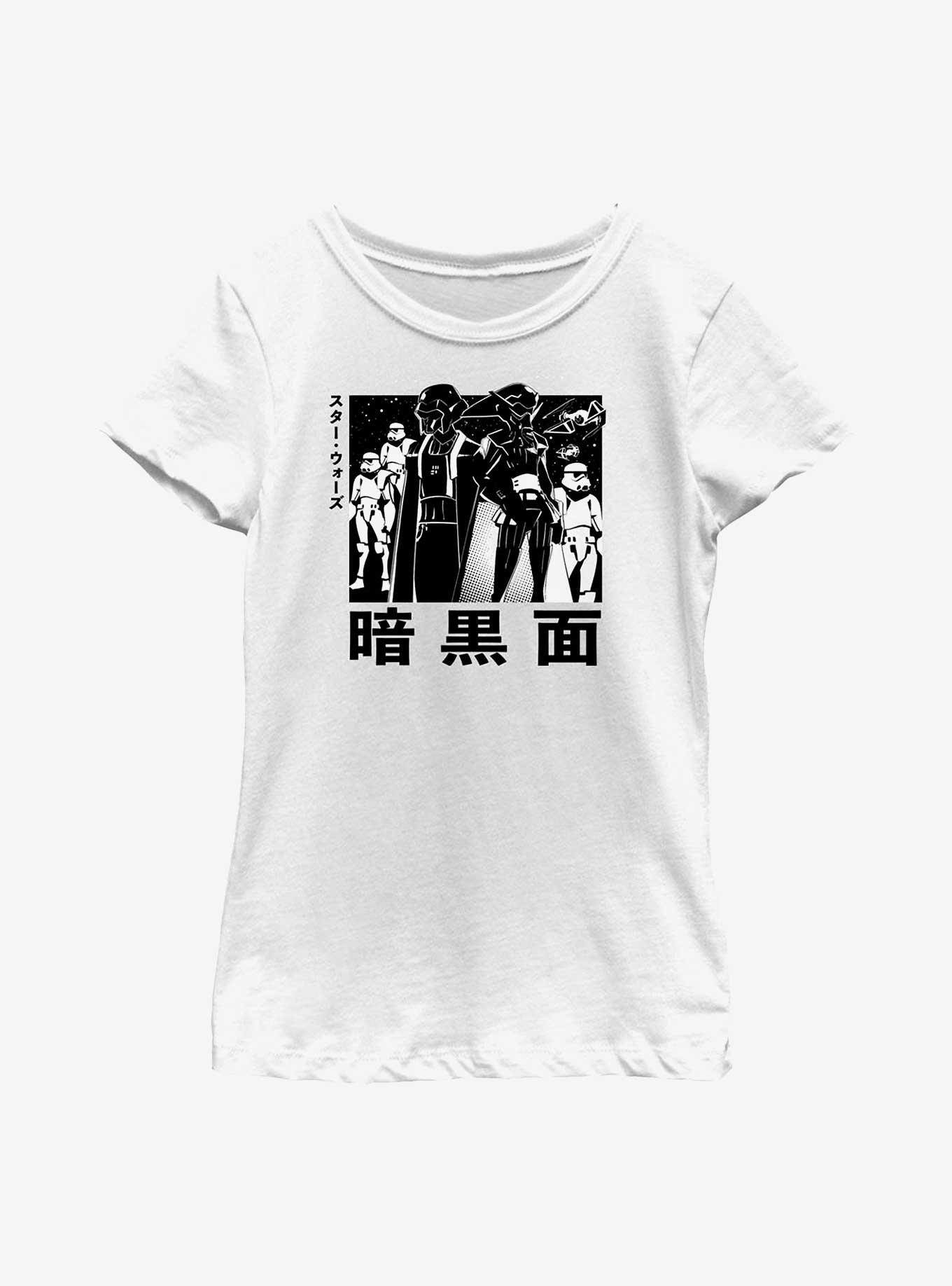 Star Wars: Visions Dark Side Anime Youth Girls T-Shirt, WHITE, hi-res